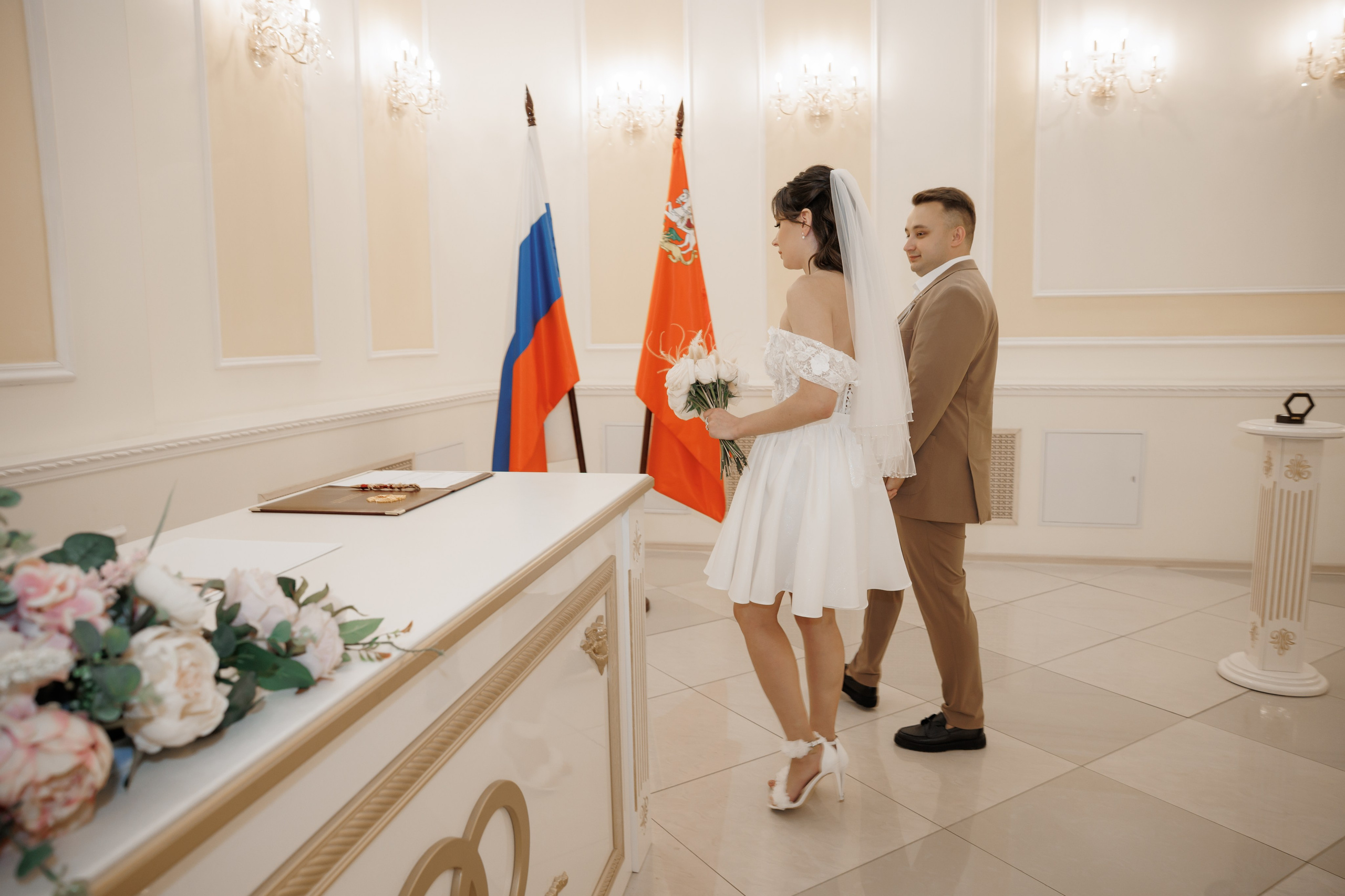 Дворянское гнездо, ЗАГС г. Королев, банкет в Аркобалено (Villa Arkobaleno). Свадебный и репортажный фотограф (Москва, Королев и другие)