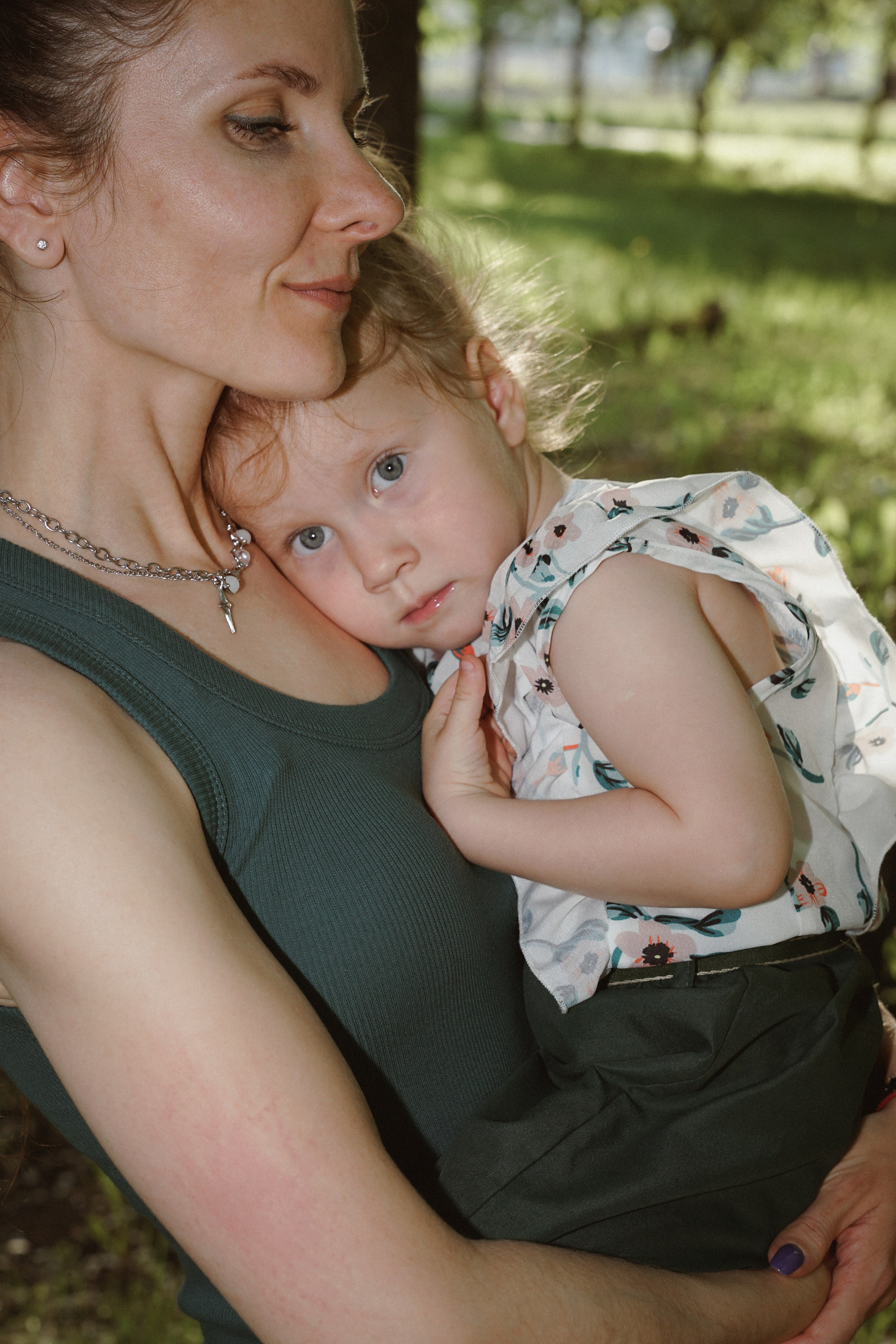 Семейная съемка с ребенком в парке Екатеринбурга