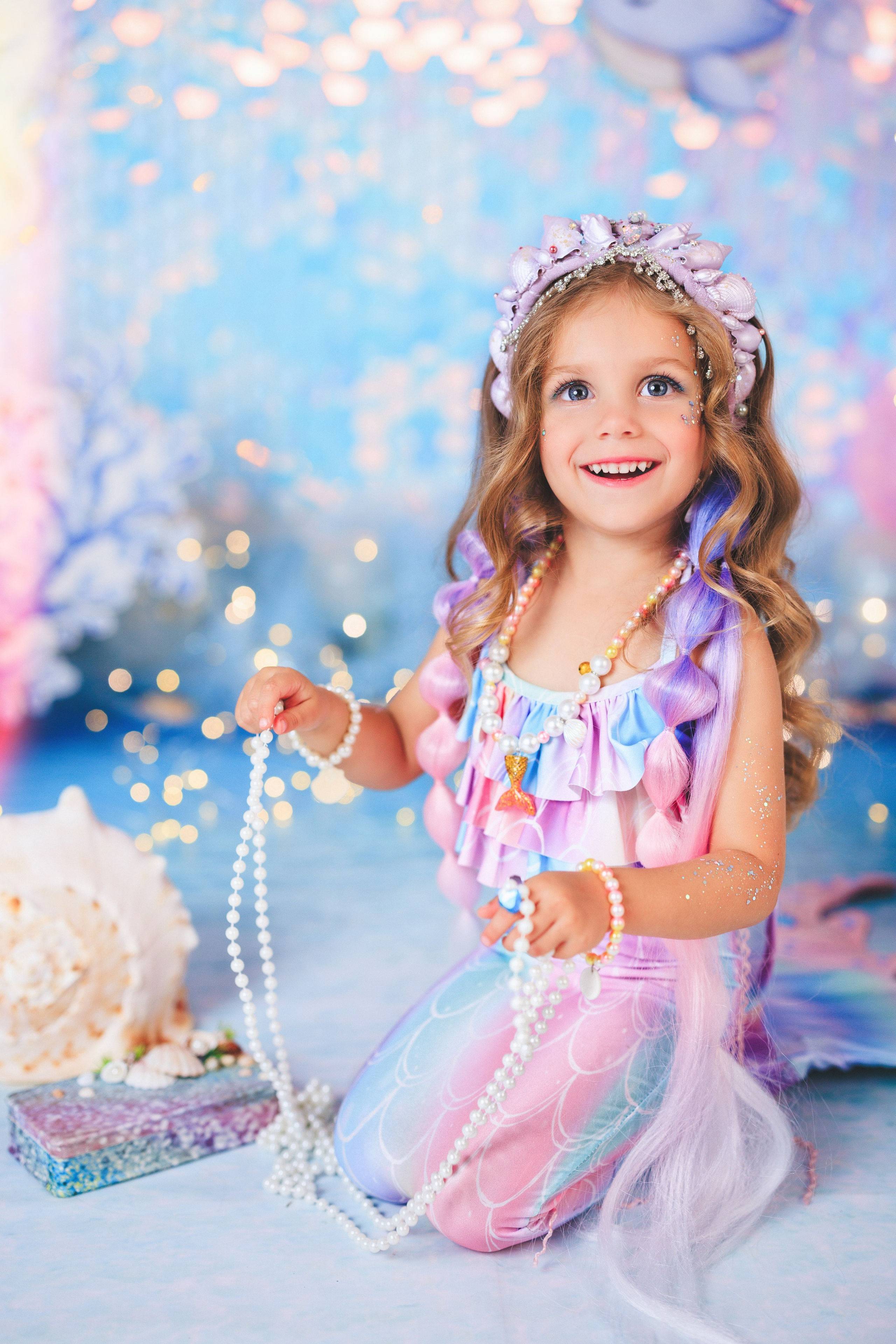 Детская фотосессия в образе «РУСАЛОЧКА», город Краснодар. Семейный и детский фотограф в Краснодаре Анна Трашкова