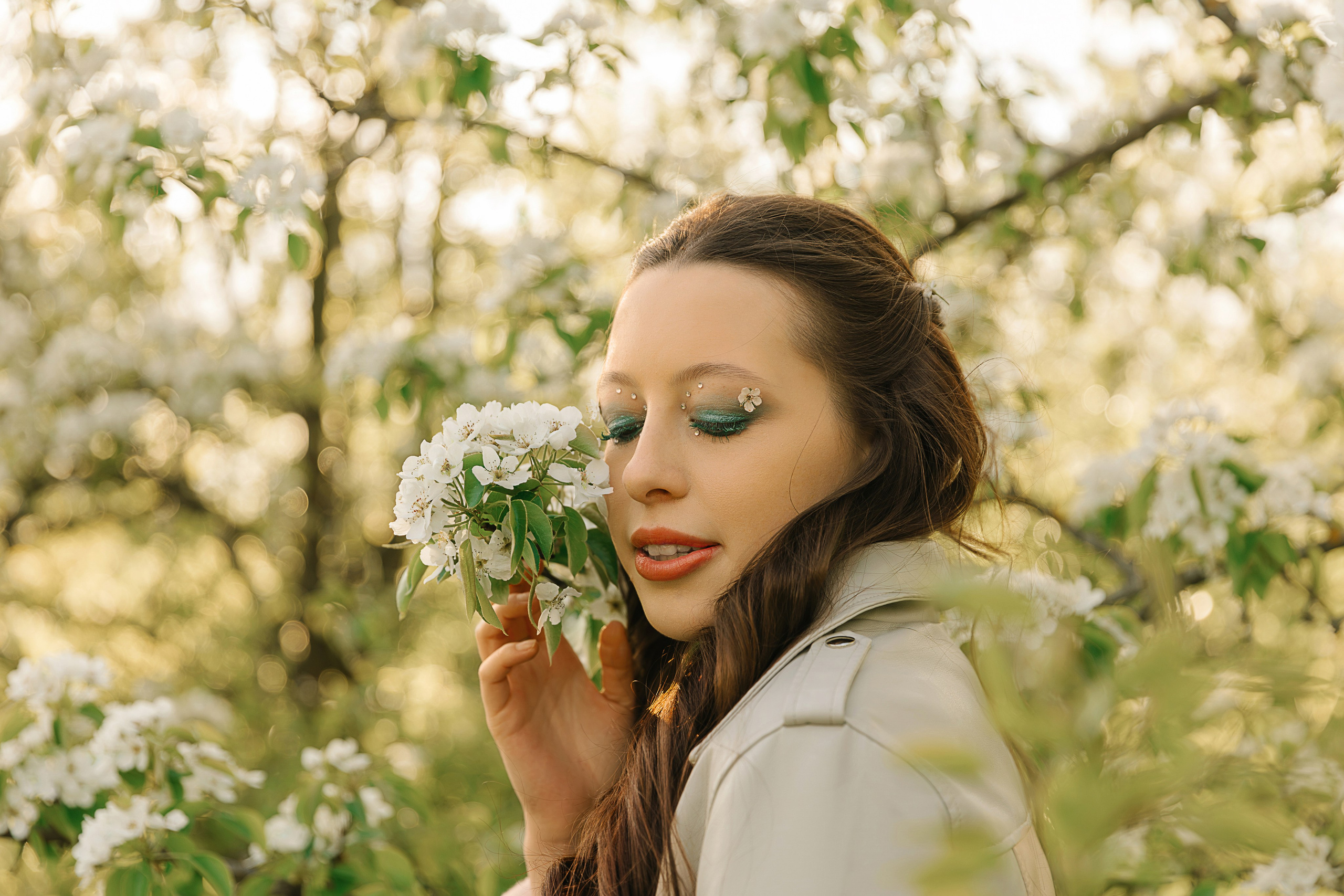 Фотосессия в цветении в Москве. Семейный и женский фотограф в Москве Надежда Воробьева