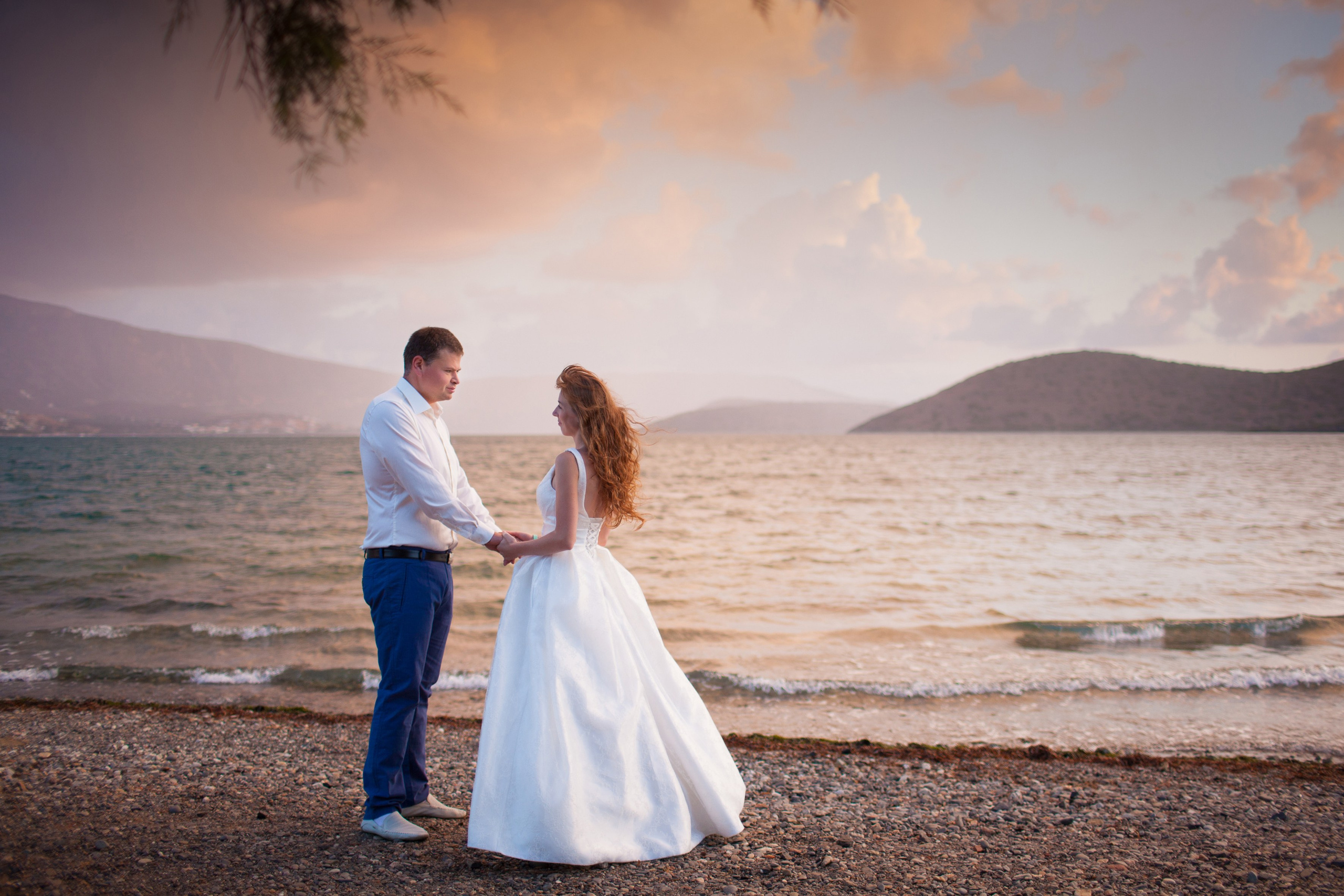 Яна и Олег в Греции. Свадебный фотограф в Москве Екатерина Огарская