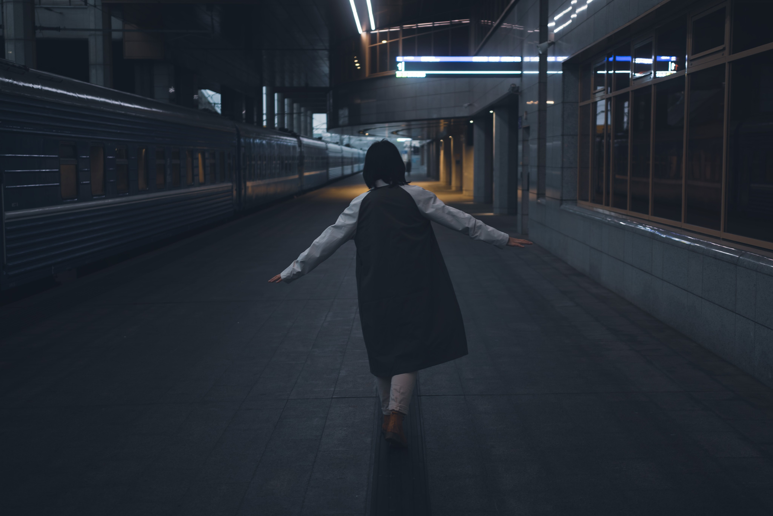 Фотосессия на вокзале