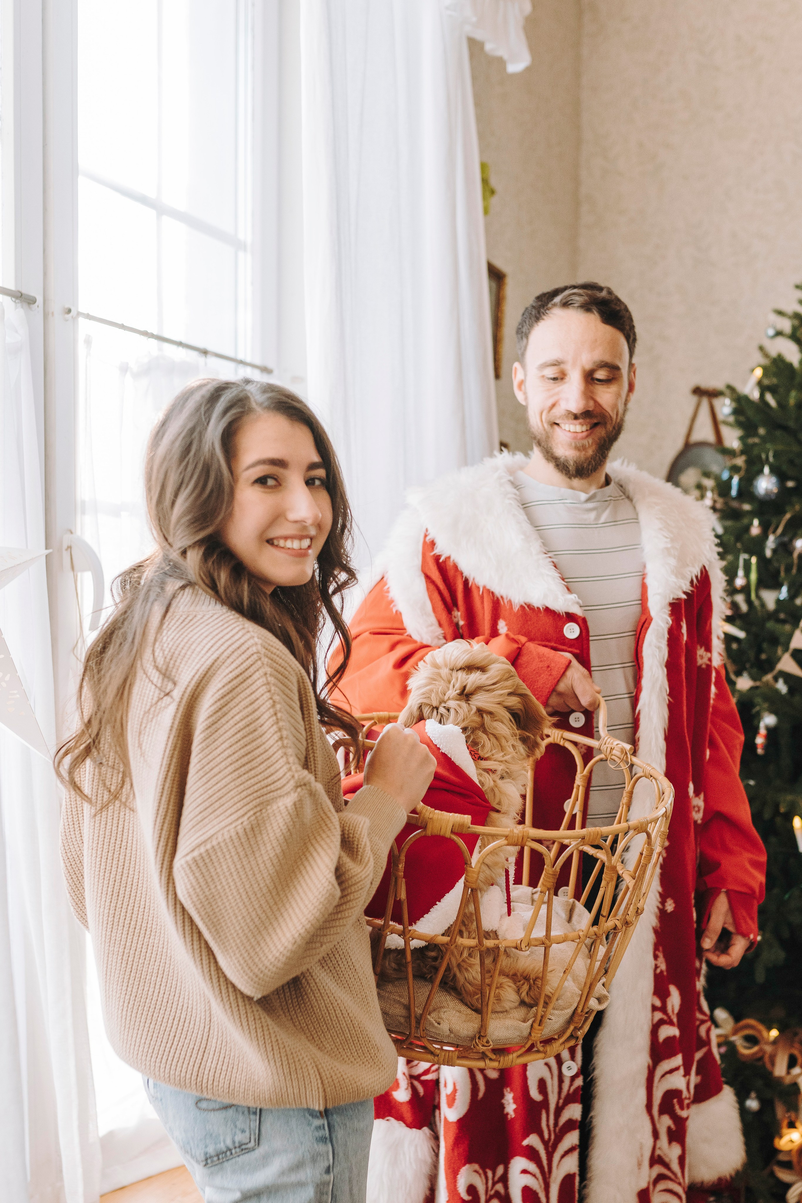 Мёрфи, Таня и Антон. Фотограф анималист в Спб недорого Олеся Майорова
