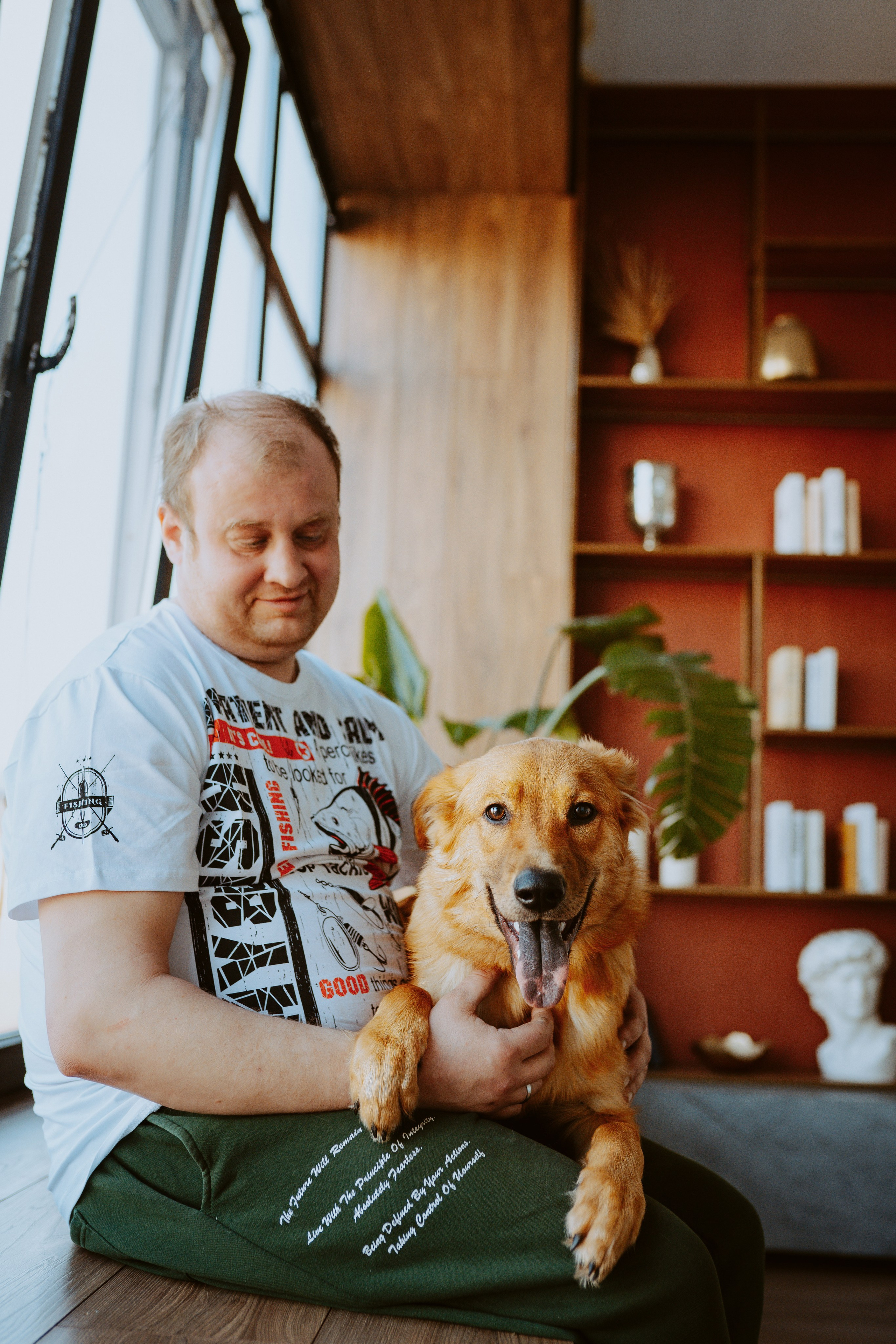 Рэй, Кузя, Ольга и Александр. Фотограф анималист в Спб недорого Олеся Майорова