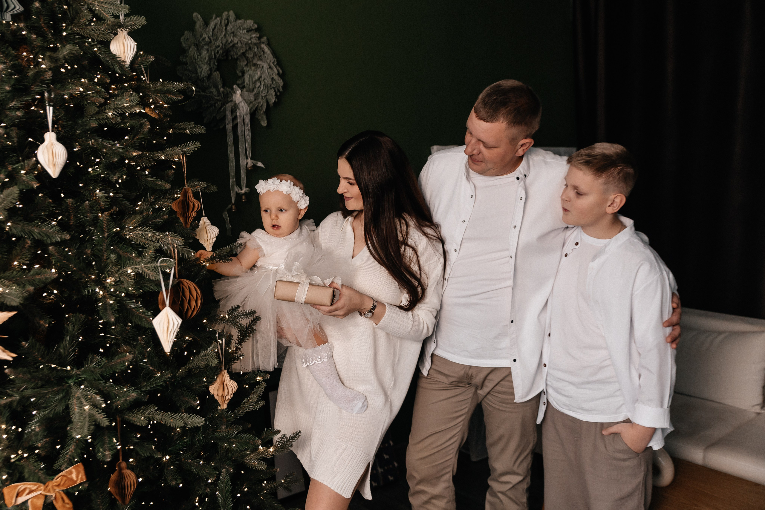 Новогодняя. Семейный фотограф Минск Усова Ольга