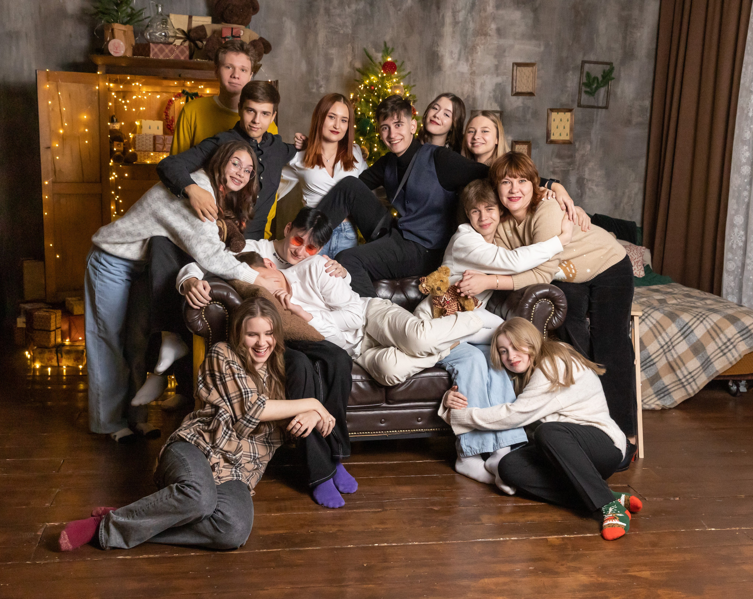 Новогодняя фотосессия 11Б. Семейный, детский, школьный фотограф в Благовещенске Яна Белоусова