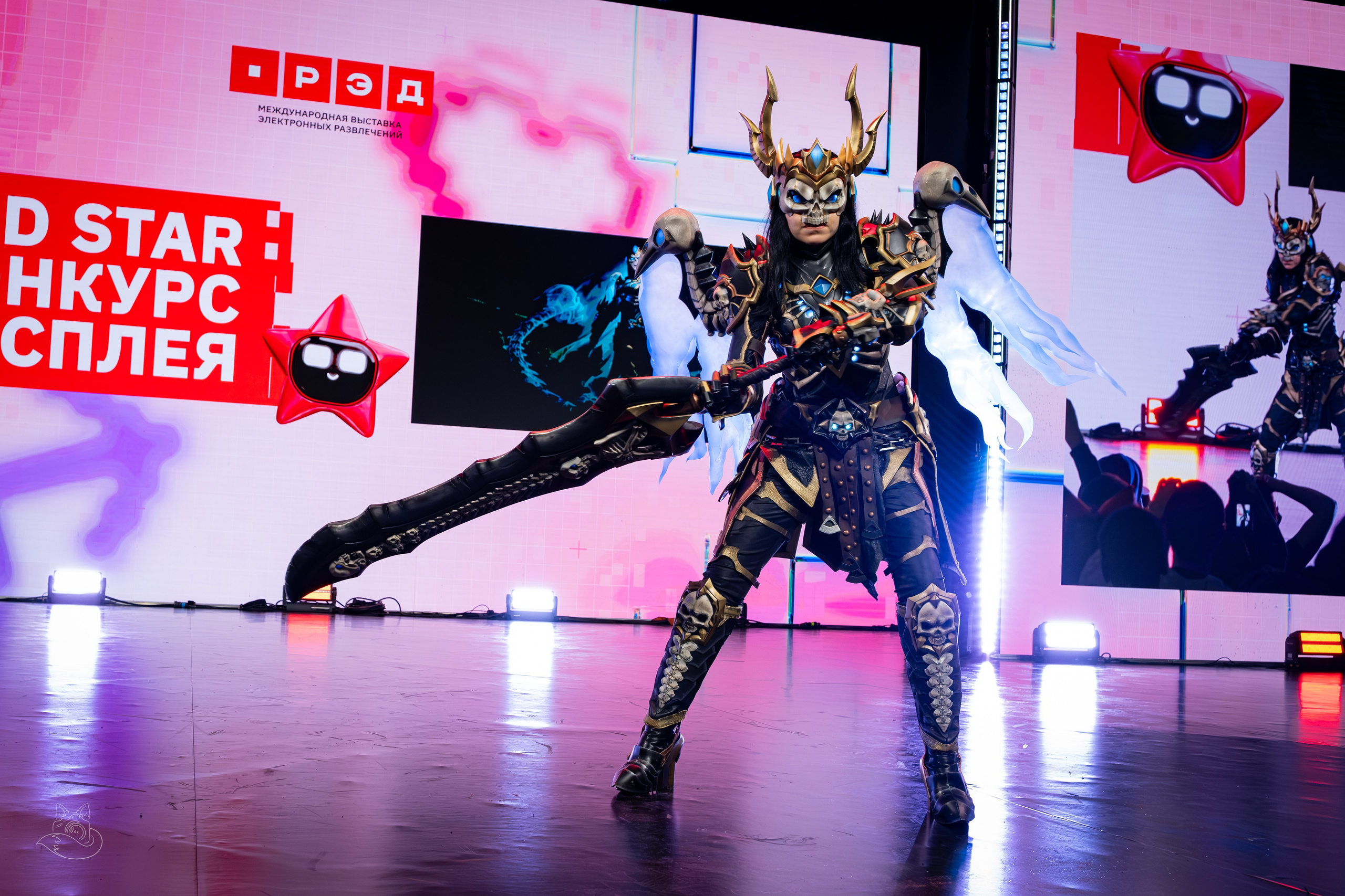Сцена РЭД ЭКСПО 2024. Косплей фотограф
