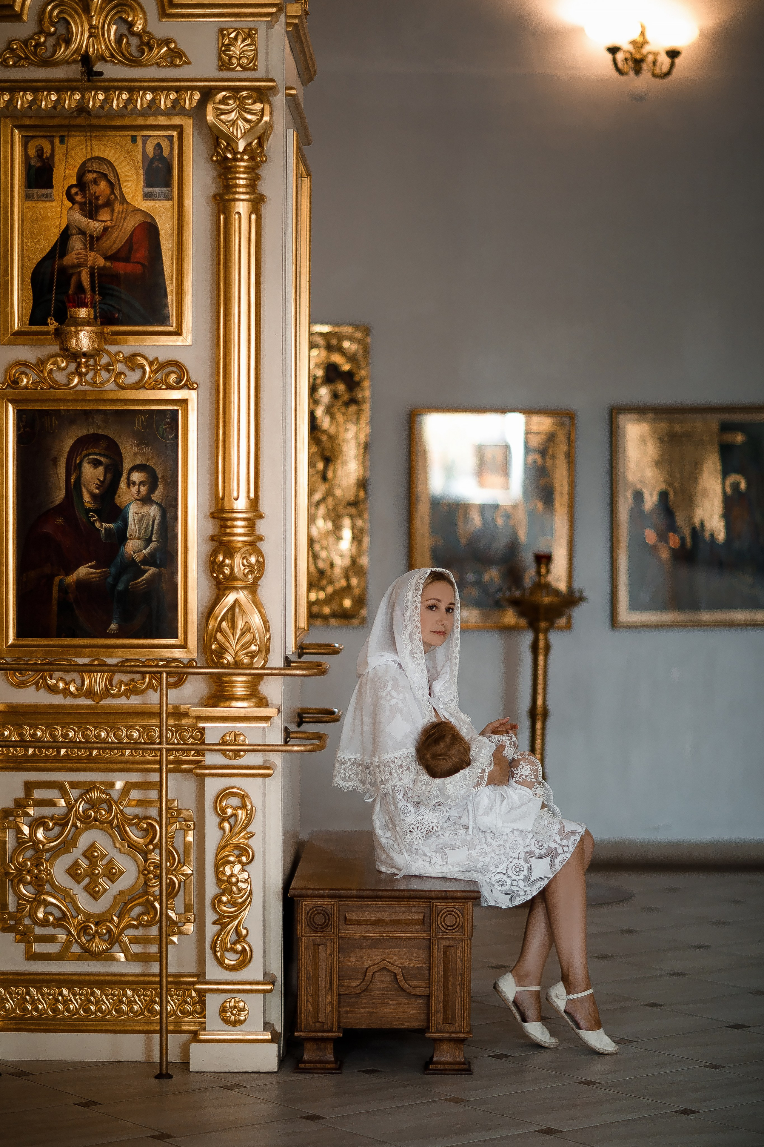 Таинство крещения. Фотограф материнства и таинства кормления Екатерина Кузьмин