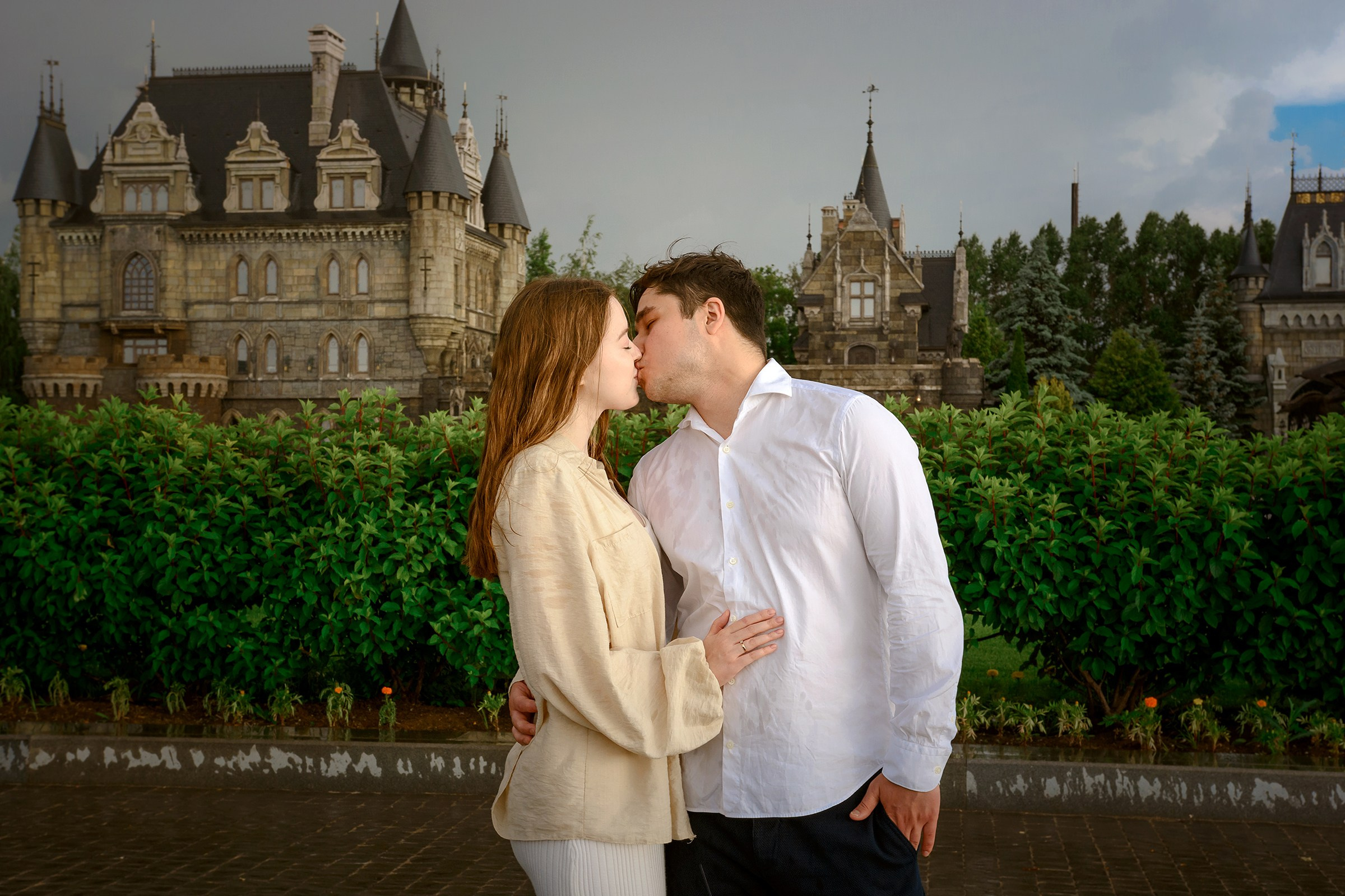 Фотосессия у Замка Гарибальди А&К. Фотограф Оксана Сафонова