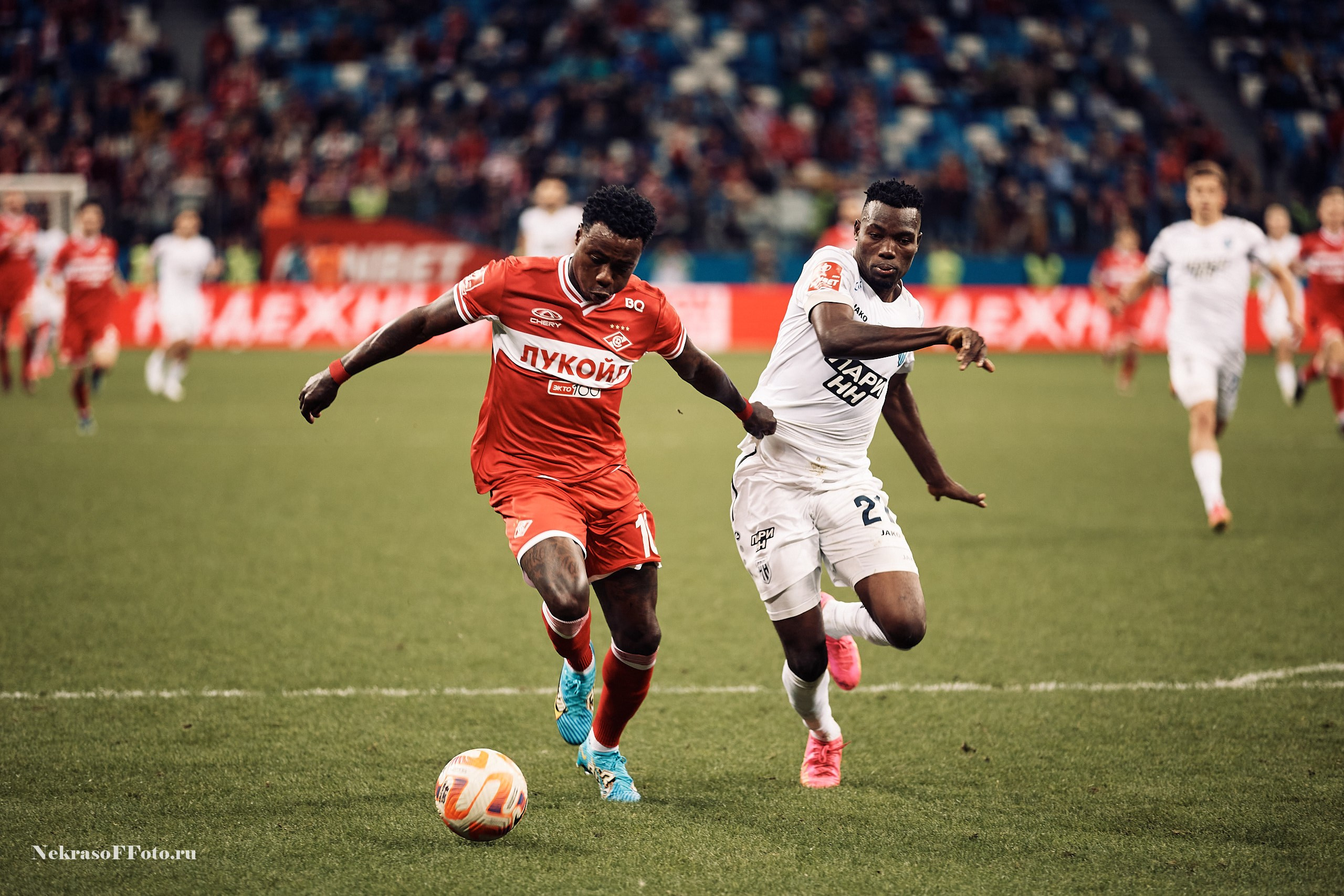 РПЛ ФК Пари НН- ФК Спартак. Спортивный фотограф Некрасов Денис