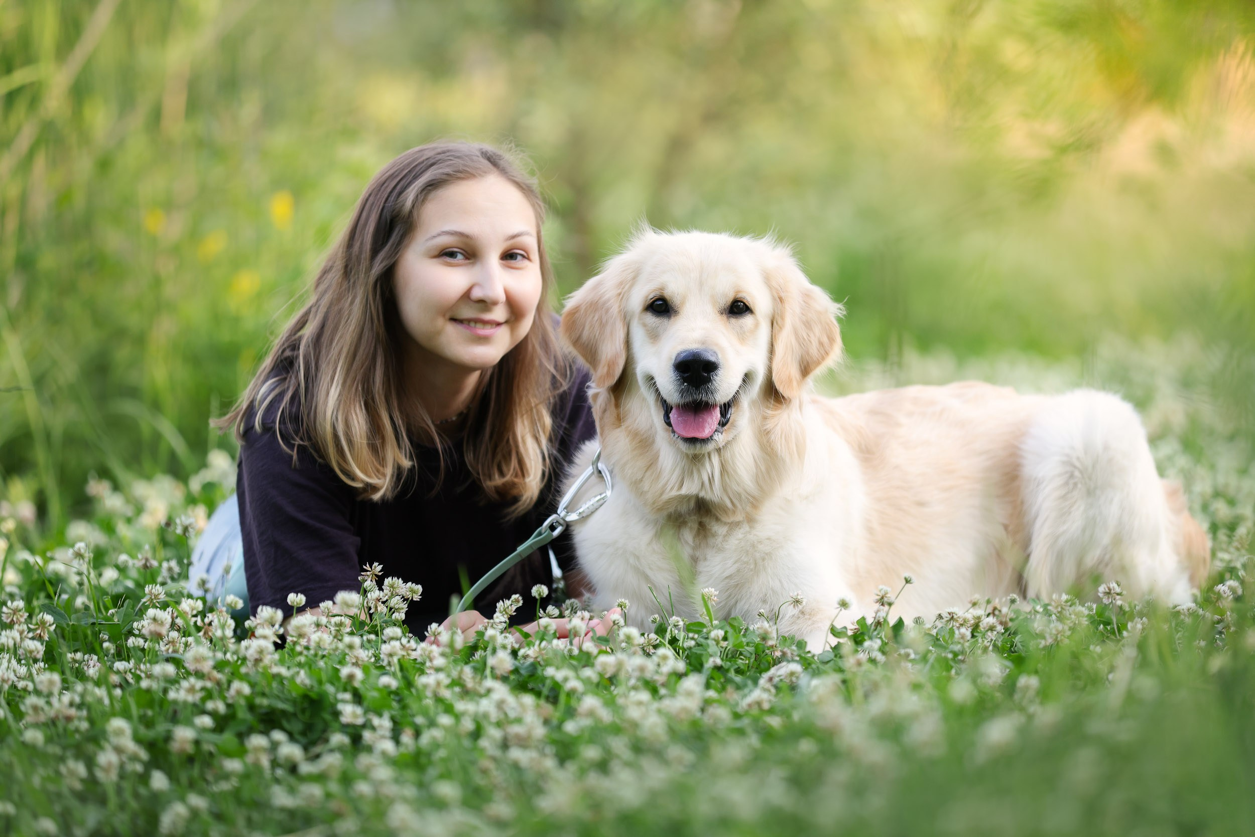 Фотопрогулка для четырех человек с собаками. Фотограф-анималист в Москве и Московской области Татьяна Фролова