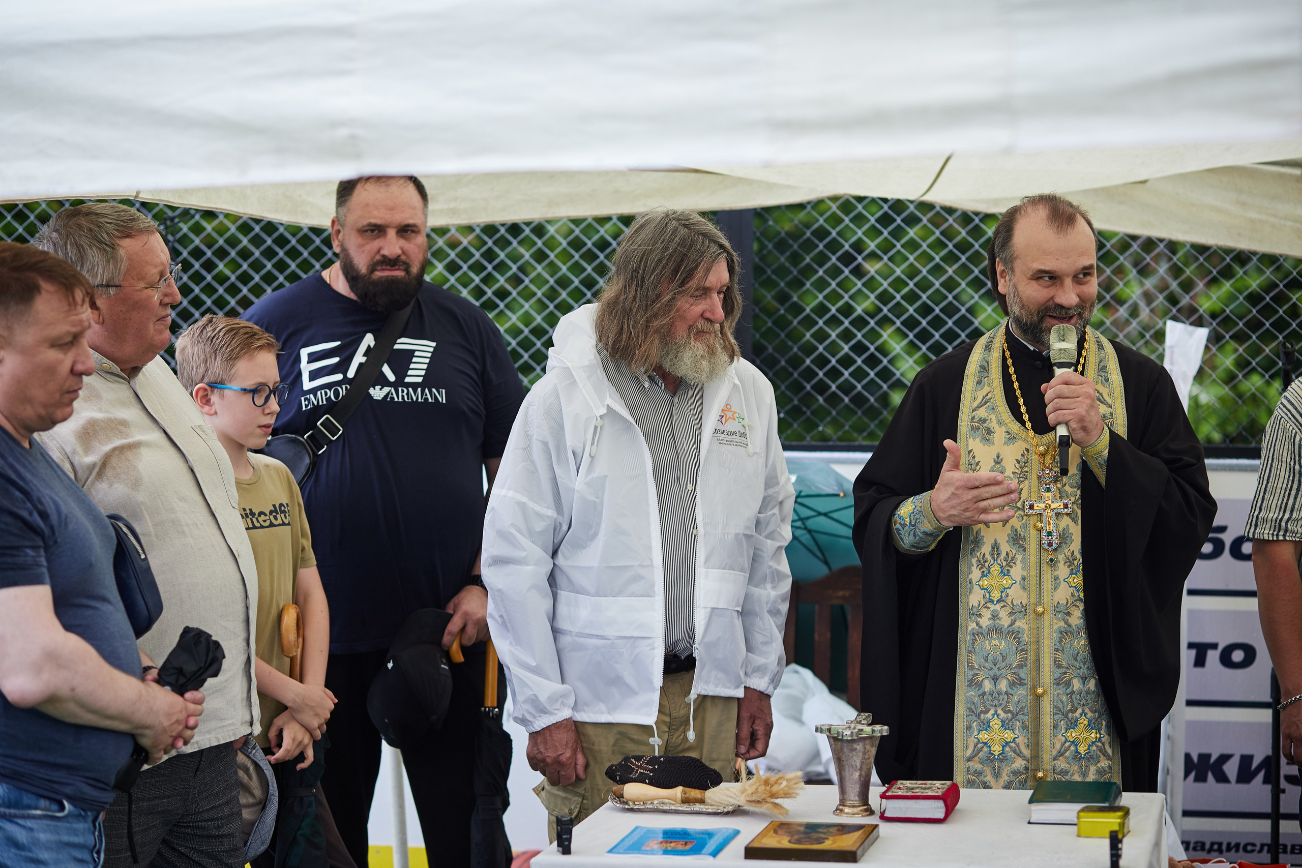 Открытие хоккейной площадки с Федором Конюховым. Репортажный Фотограф