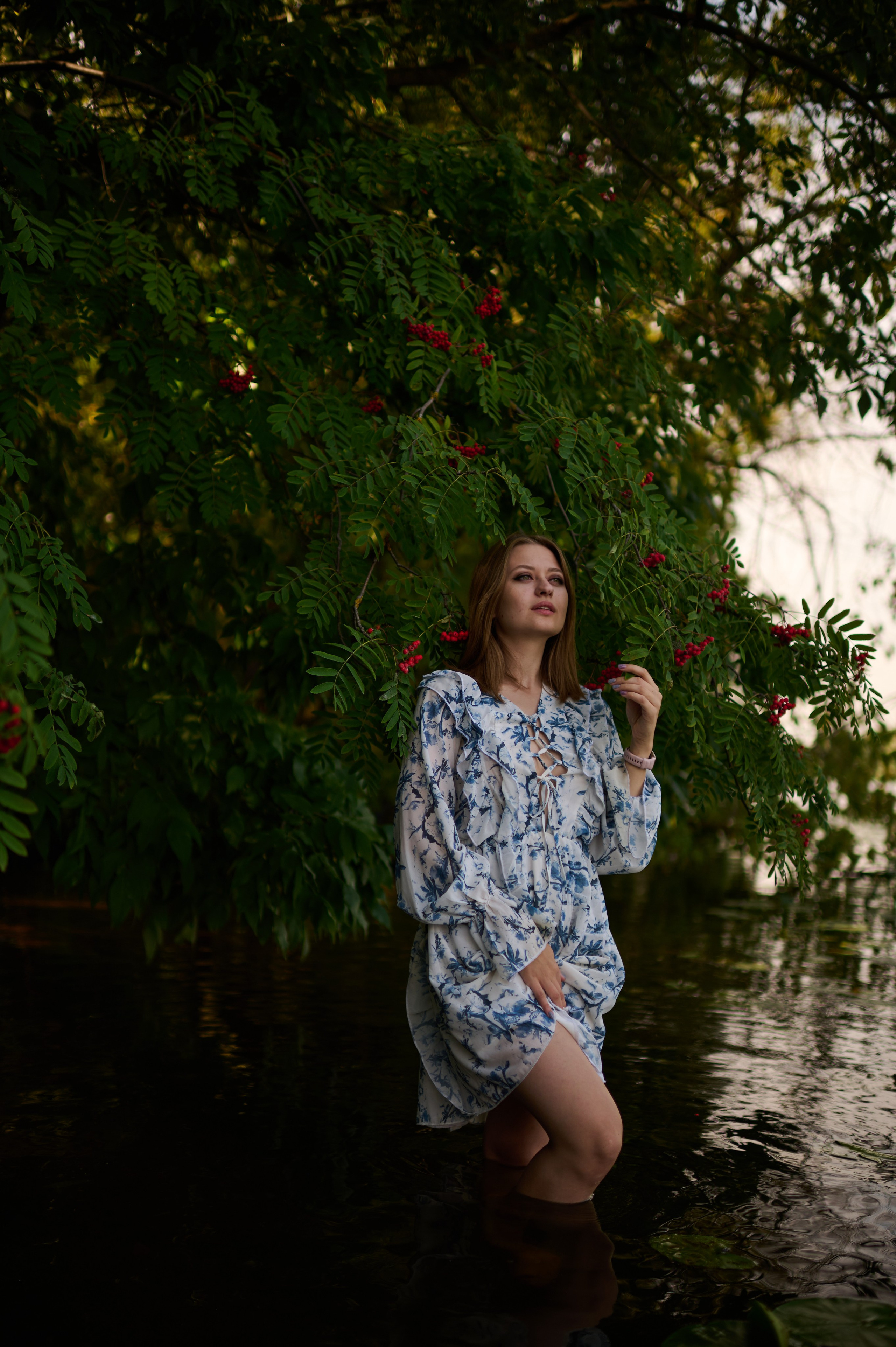 Маша. Фотосъемки на сапах, Москва. Сплавы на сапах