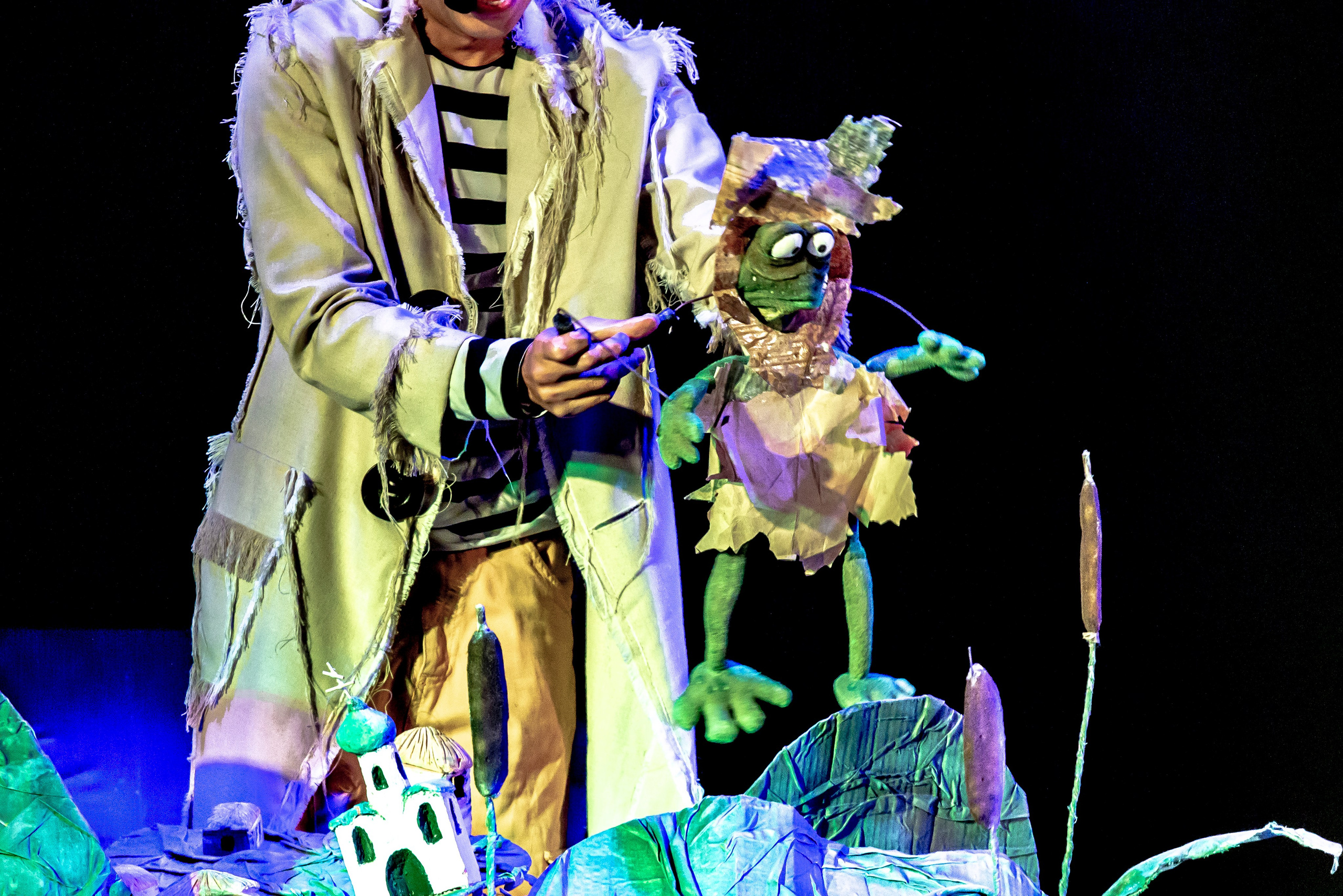 Спектакль театра Саквояж Лягушка путешествиница. Фотограф в Сочи Юрий Шептаев