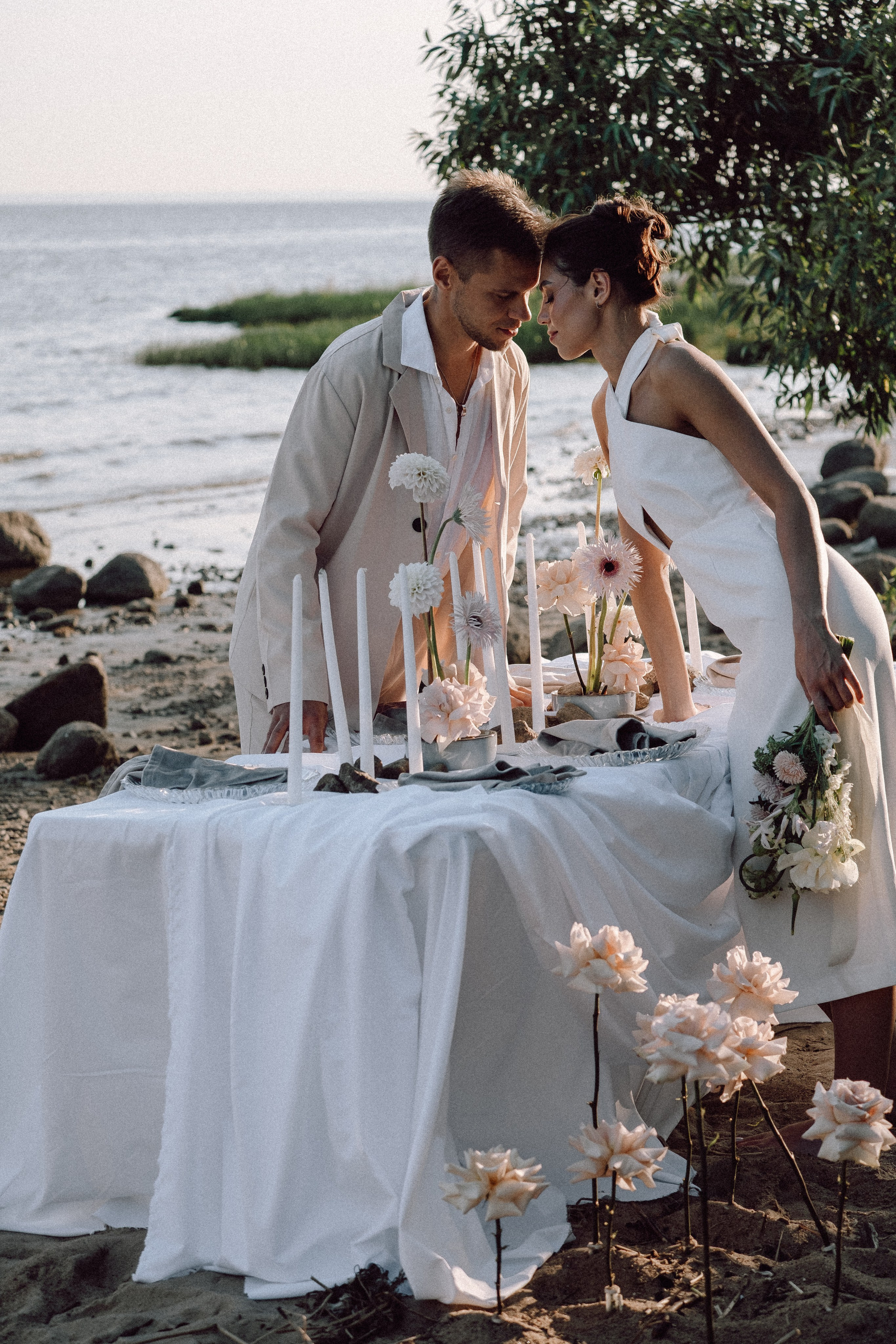 СВАДЕБНАЯ ФОТОСЕССИЯ ВЫЕЗДНОЙ ЦЕРЕМОНИИ (ФИНСКИЙ ЗАЛИВ). Профессиональный фотограф, Санкт-Петербург — Виктория Богомолова