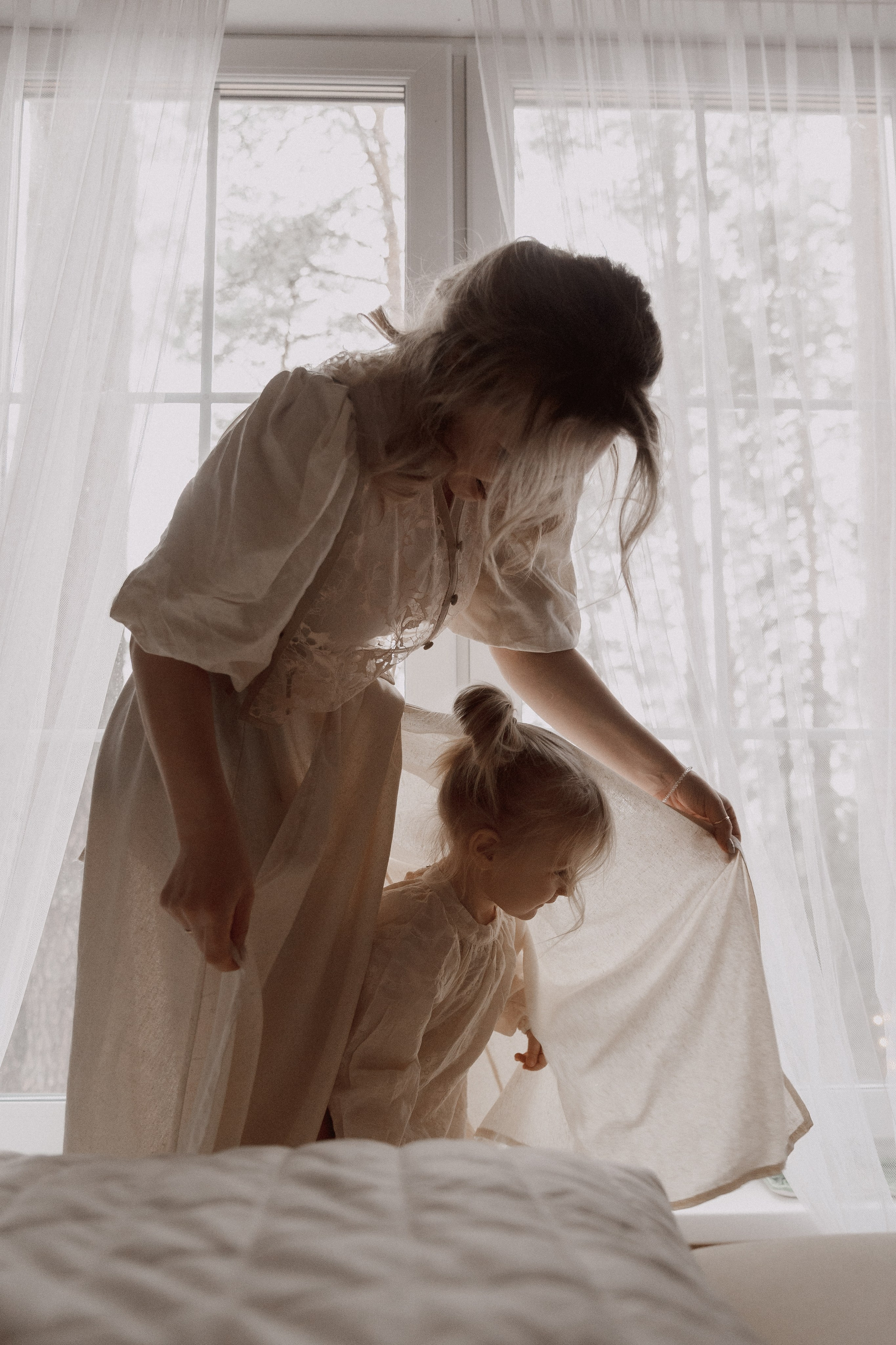 Лея и Ксения в фотодаче Ландыши. Семейный и детский фотограф в Сергиев Посаде, Хотьково Якимчук Любовь