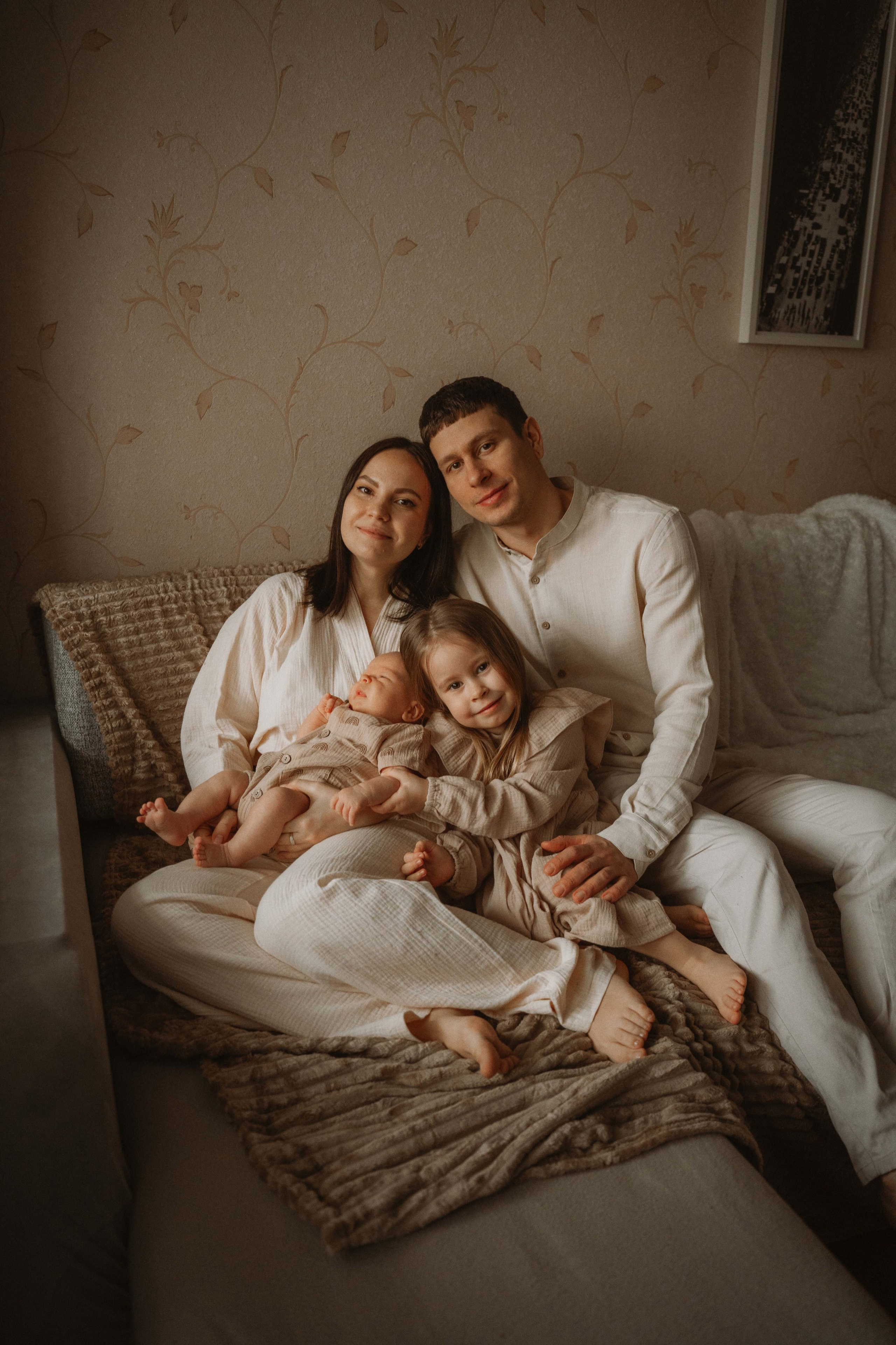 Ваня, Лера, Алиса и Кирюша. Семейный фотограф • Домашние съемки в Нижнем Новгороде