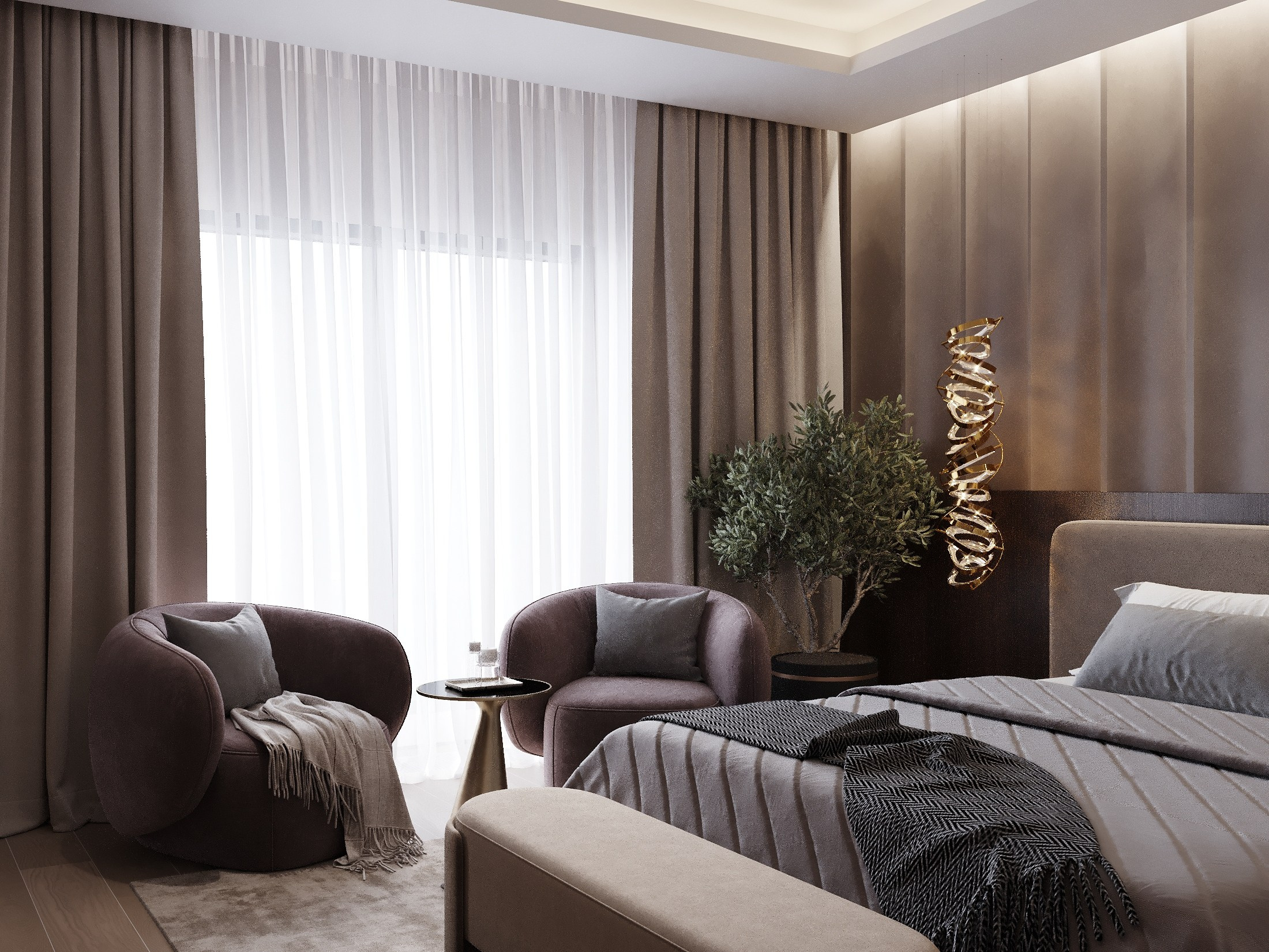 ЖК Аквамарин 186.0 кв.м. Дизайнер интерьера и 3D визуализатор Ванчугова Ольга