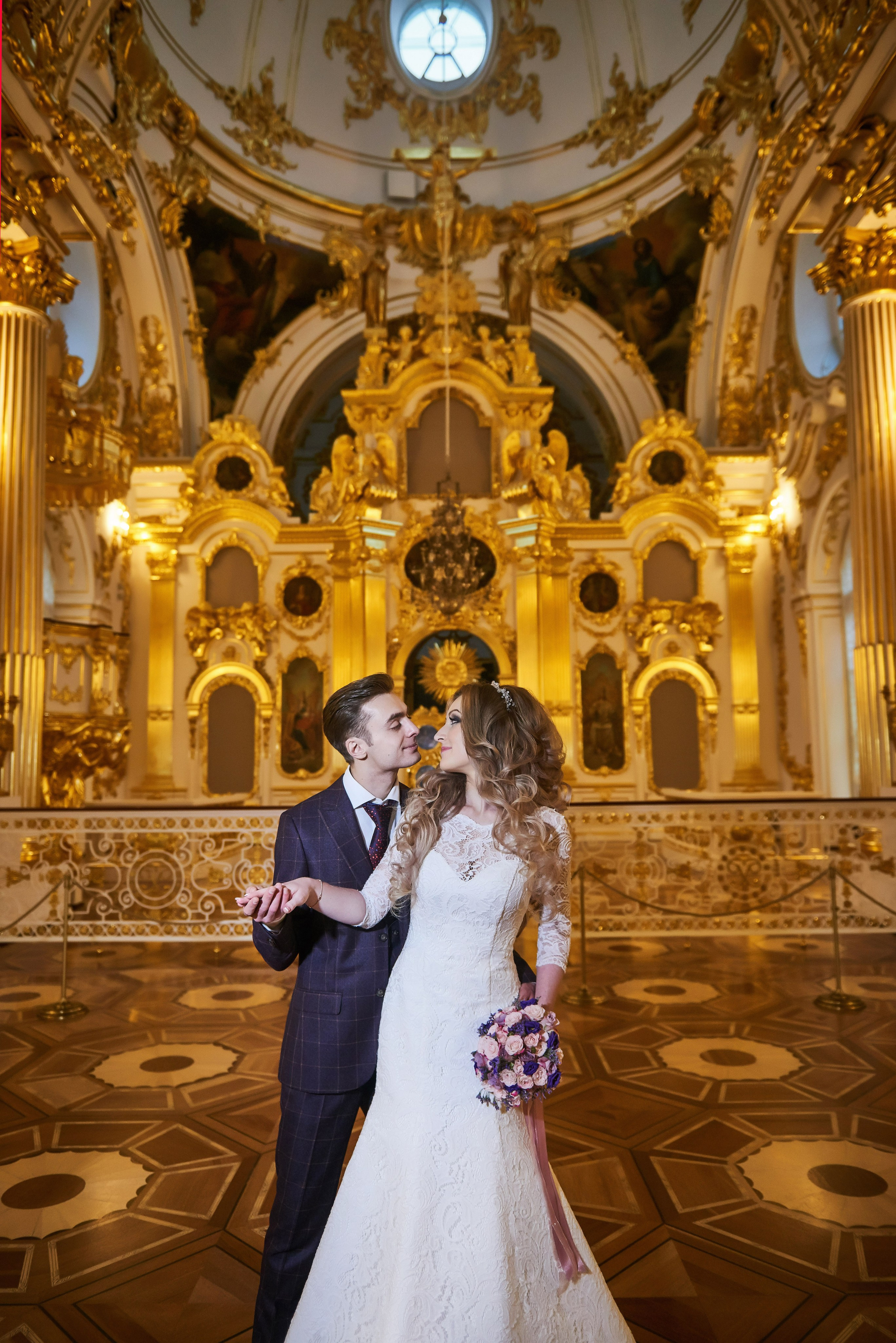 Илона и Андрей (фотосессия в ночном Эрмитаже). Портретный, семейный и свадебный фотограф в Санкт-Петербурге и в Пушкине Ширяев Денис