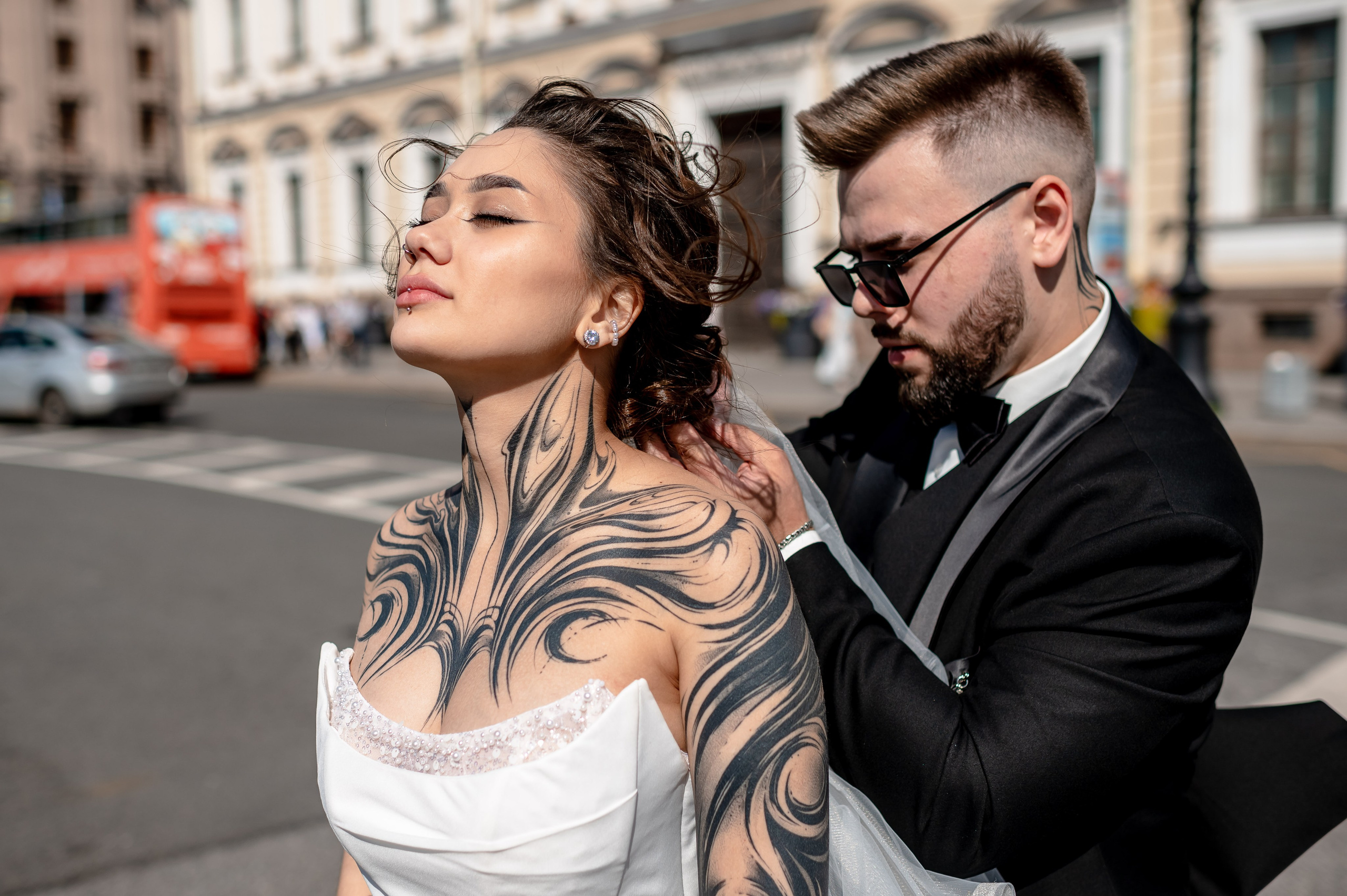 Диана и Евгений (маршрут № 1 в Питере: Исаакиевская площадь, красные маркизы Астории, набережная Мойки, Дворец Штиглица и Летний сад). Портретный, семейный и свадебный фотограф в Санкт-Петербурге и в Пушкине Ширяев Денис