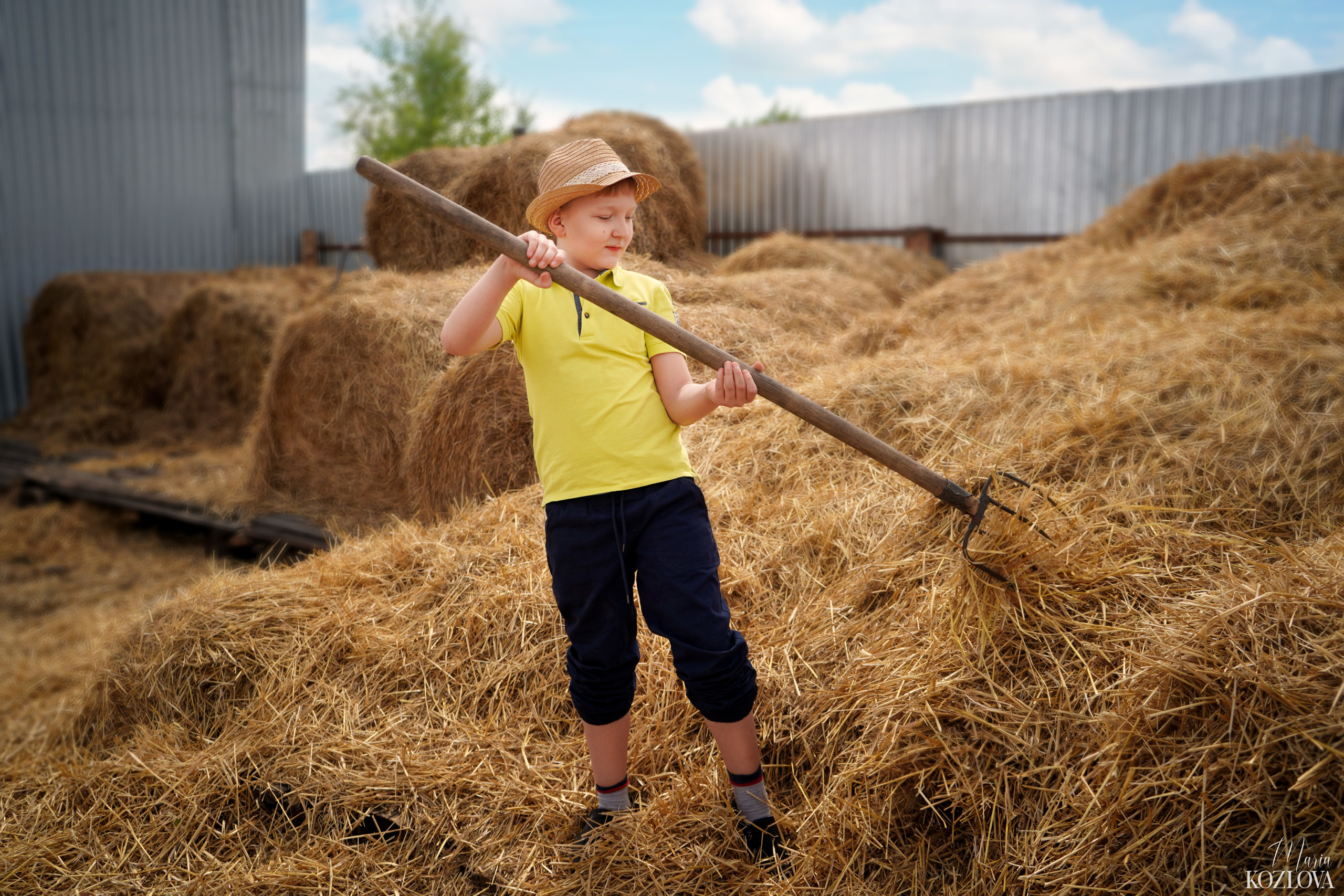 Выходные в деревне. Детский и семейный фотограф в Иркутске Мария Козлова