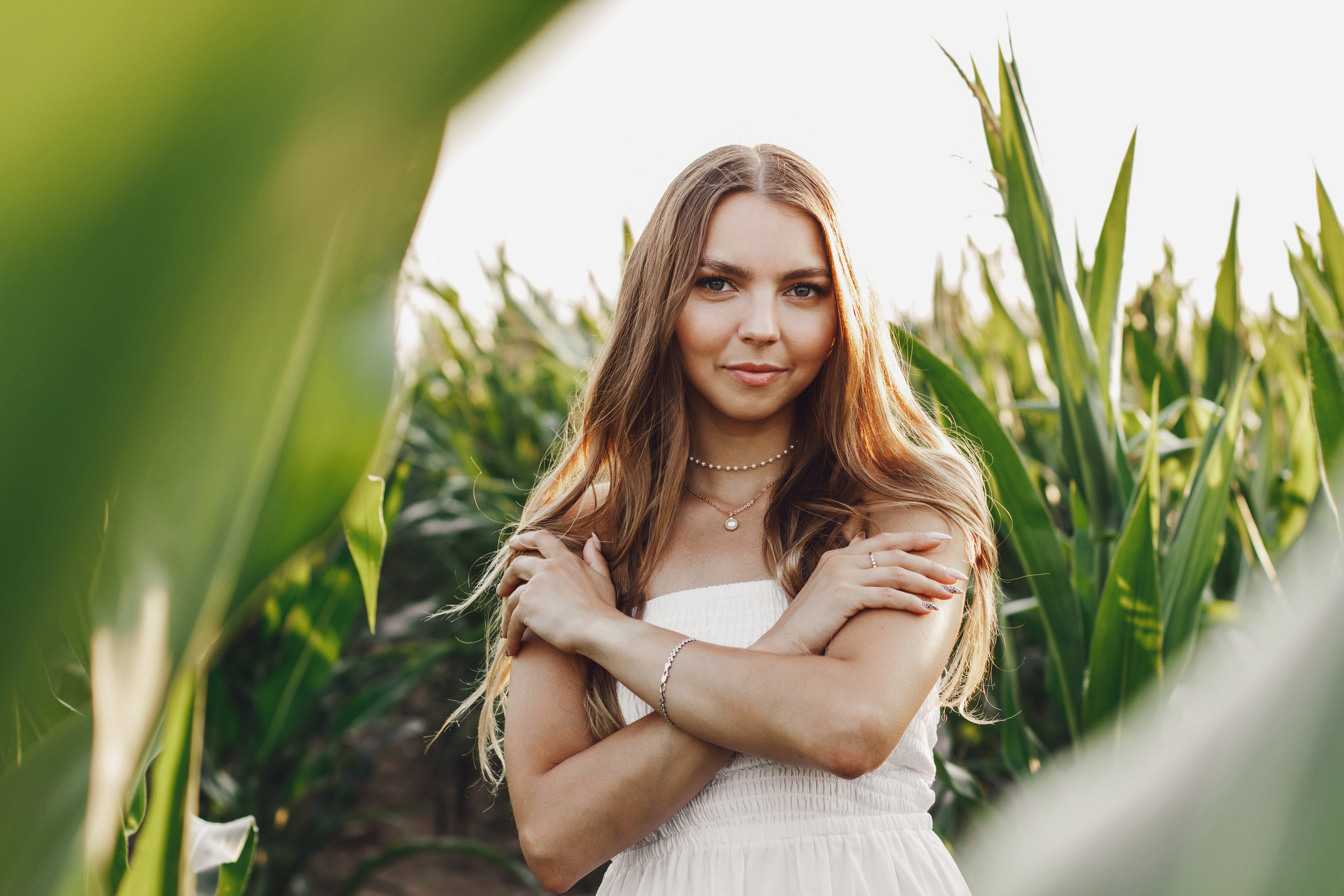 Фотосессия в кукурузном поле. Контентный фотограф в Перми Натали Кытманова