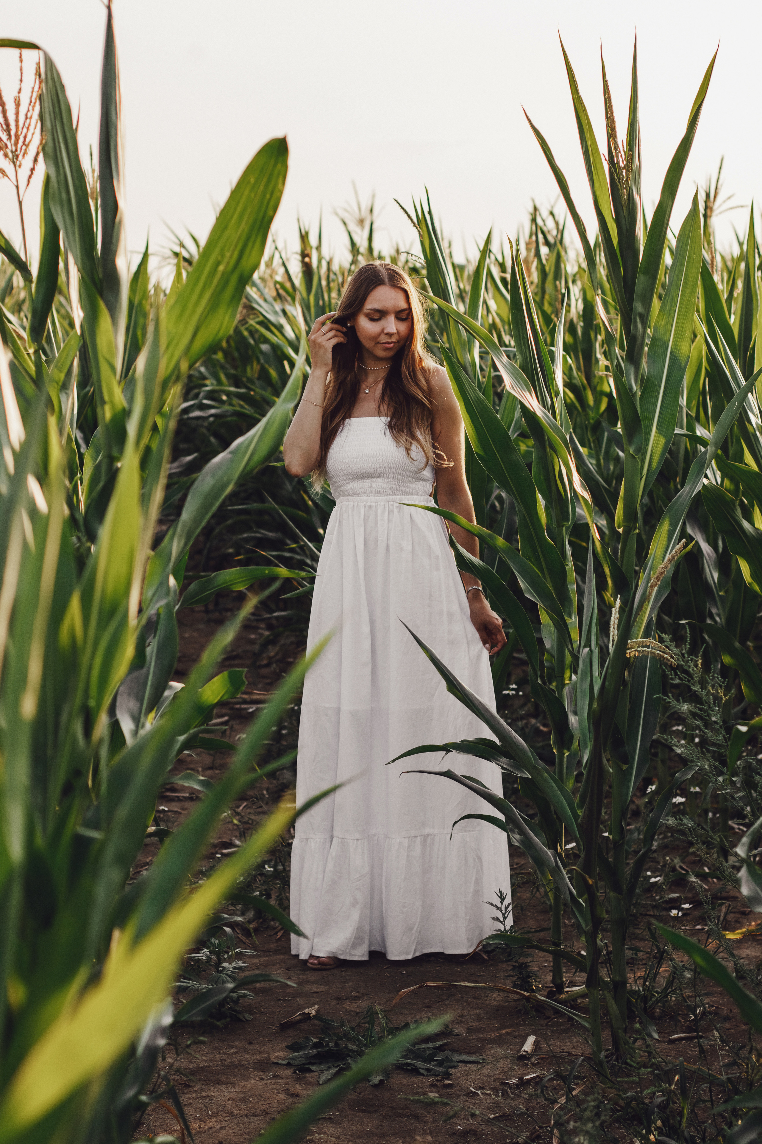 Фотосессия в кукурузном поле. Контентный фотограф в Перми Натали Кытманова