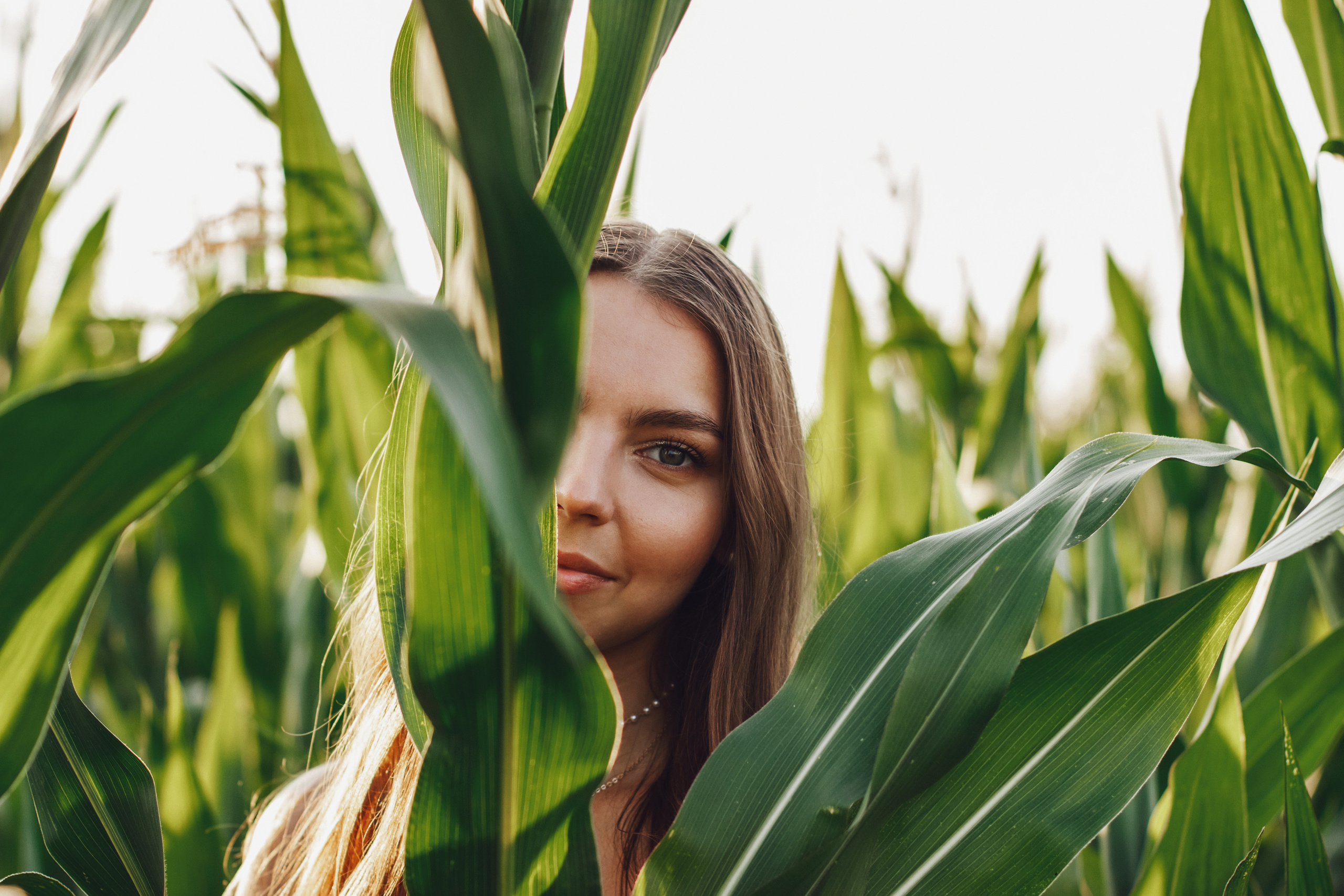 Фотосессия в кукурузном поле. Контентный фотограф в Перми Натали Кытманова