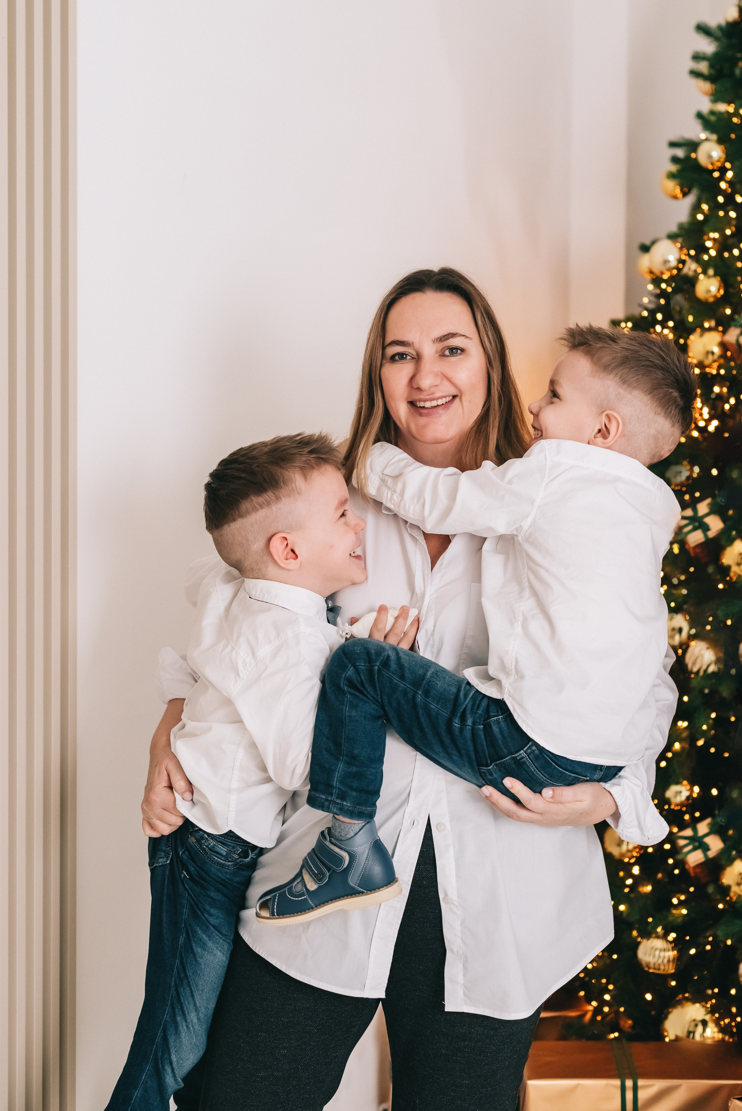 Новогодняя семейная фотосессия Кемерово