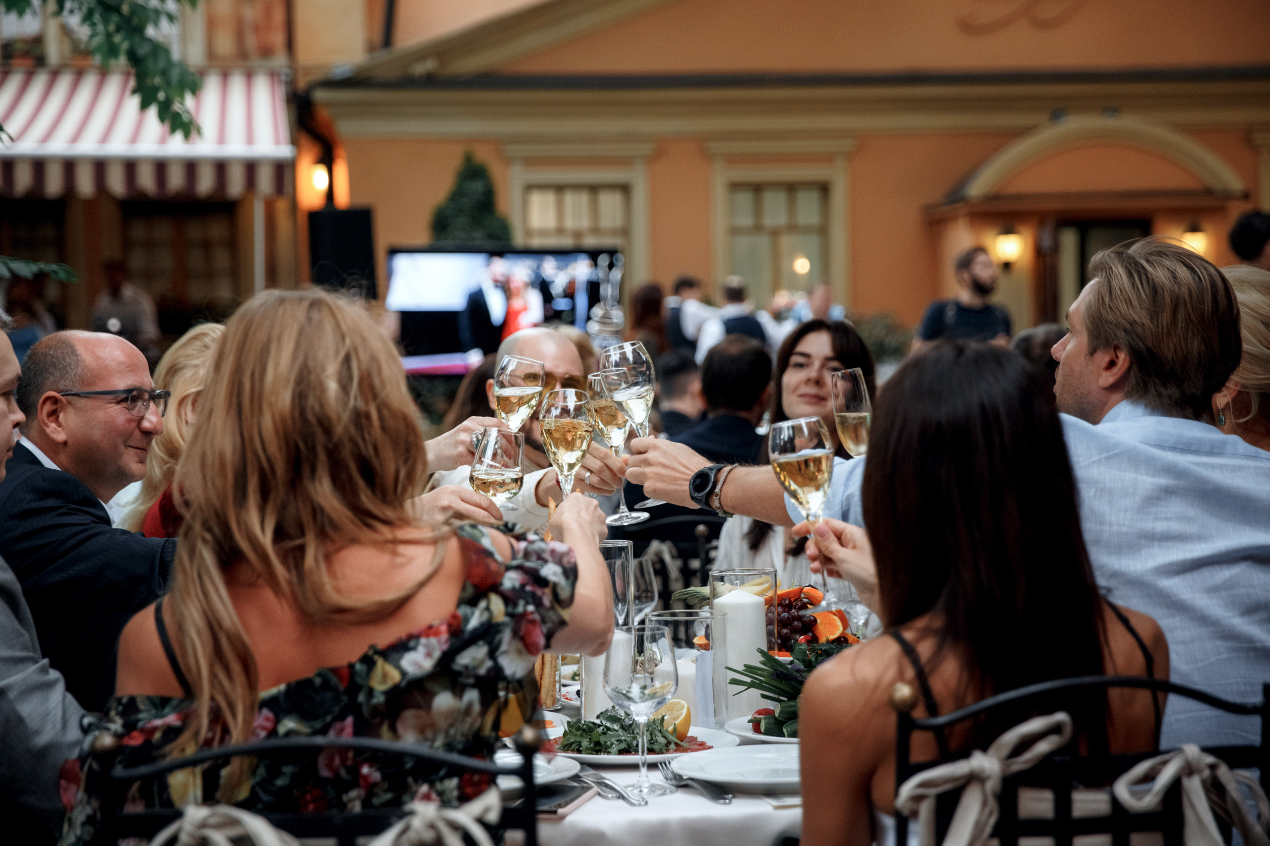 Gala Dinner Rolls-Royce. Anton Prokopenkov Wedding and Portrait Photographer