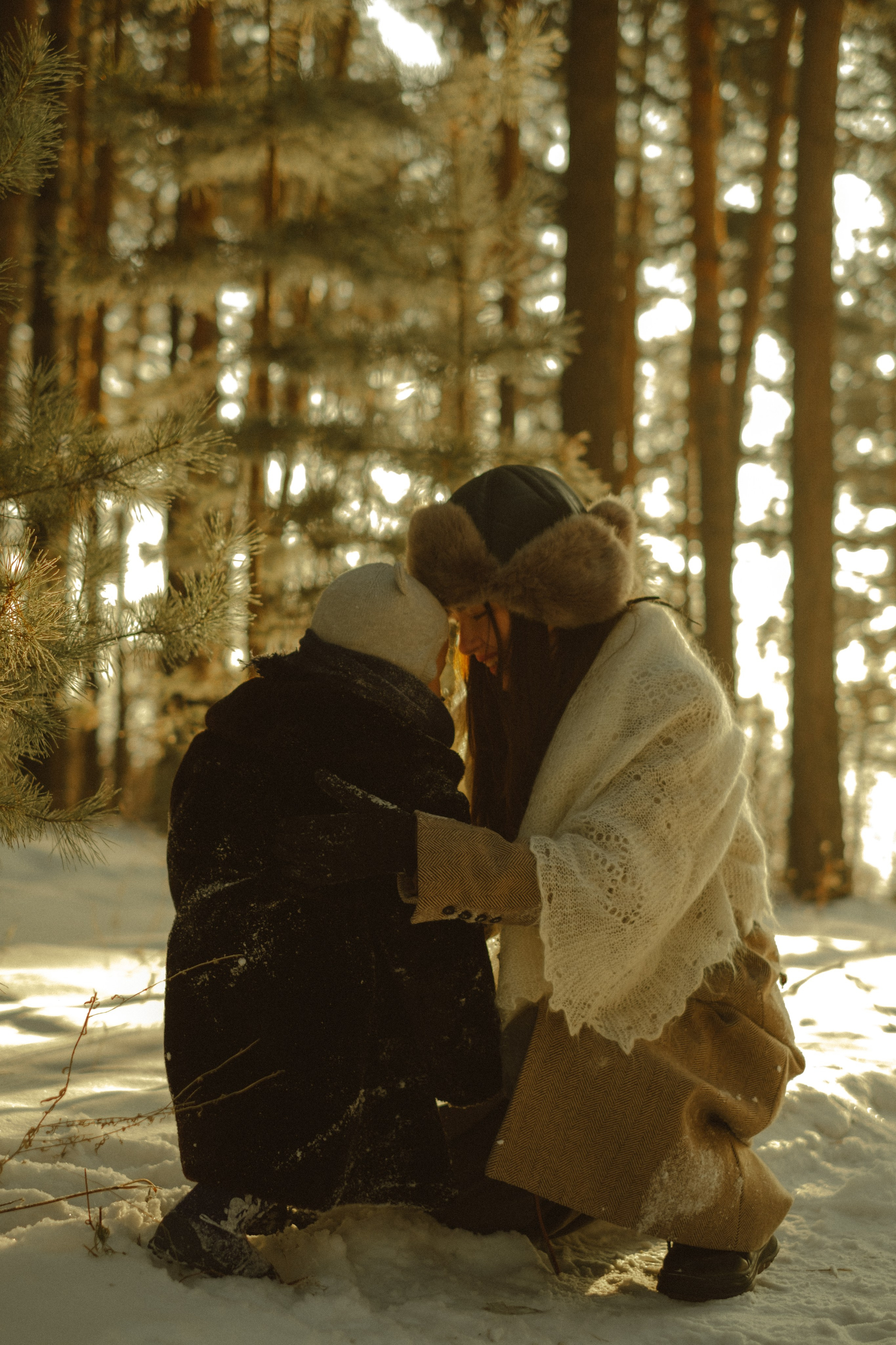 Ксюша, Том и Кирин | в стиле СССР. Фотограф в Новосибирске Диана Ильиных