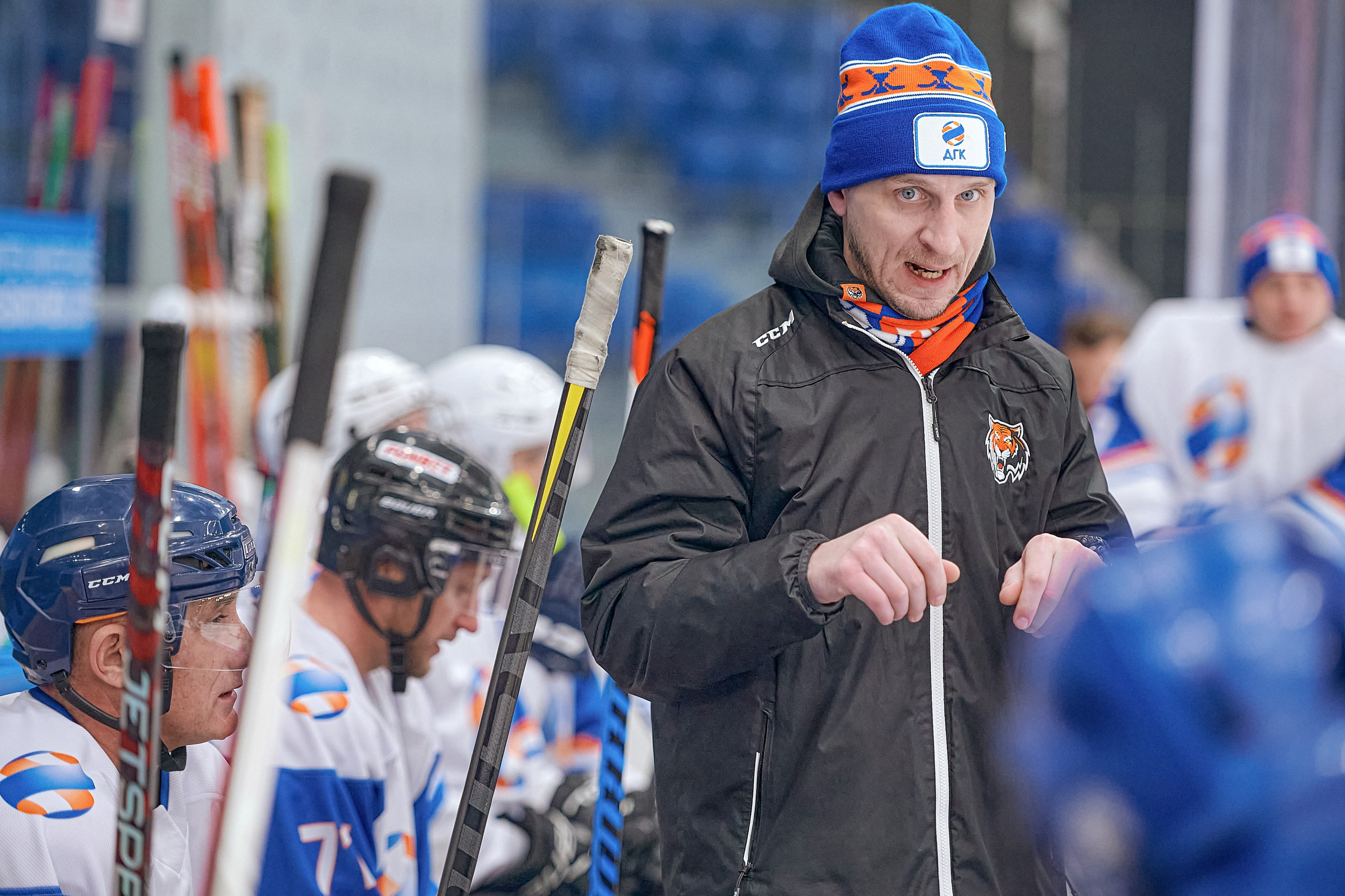 Портфолио репортажной фотосъёмки: Кристалл арена — Хоккей — РусГидро. Фотограф Яковлев Роман — Красноярск