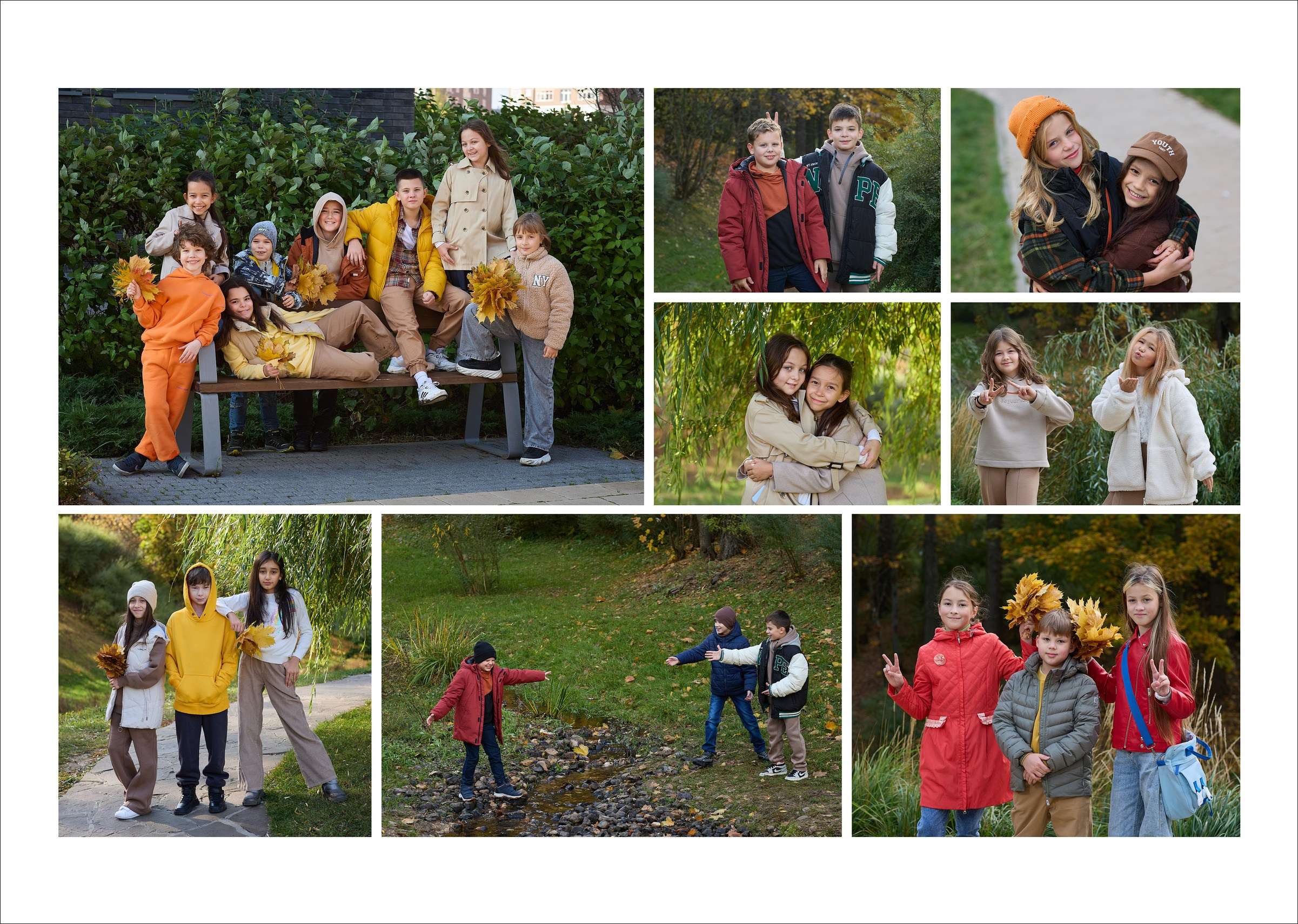 Большой выпускной альбом для дружного класса. Школьный фотограф Сергей Беликов