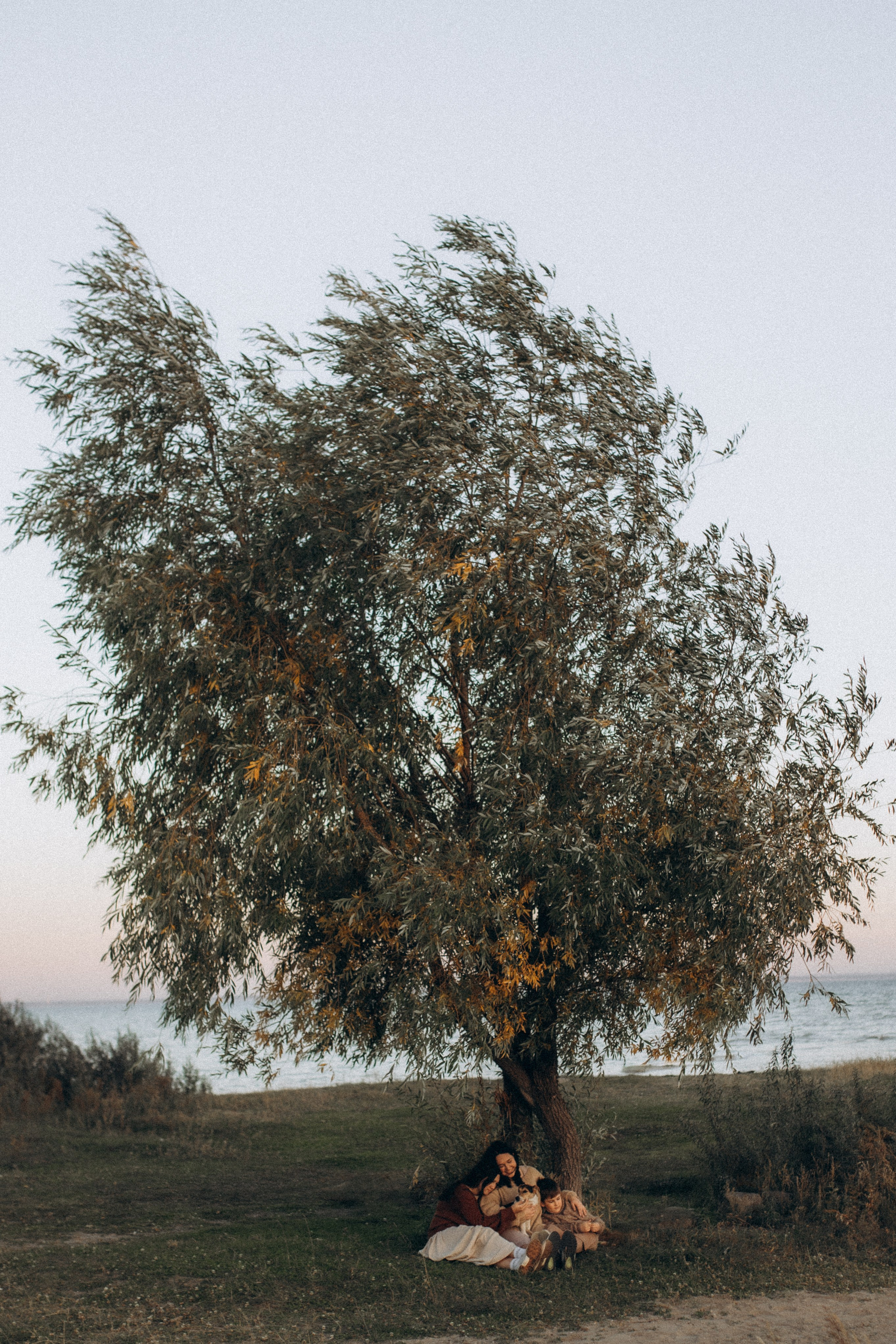 Юля, Милана, Тимур и Добби, осенняя история. Семейный фотограф lifestyle в Новосибирске Елена Шпилевая