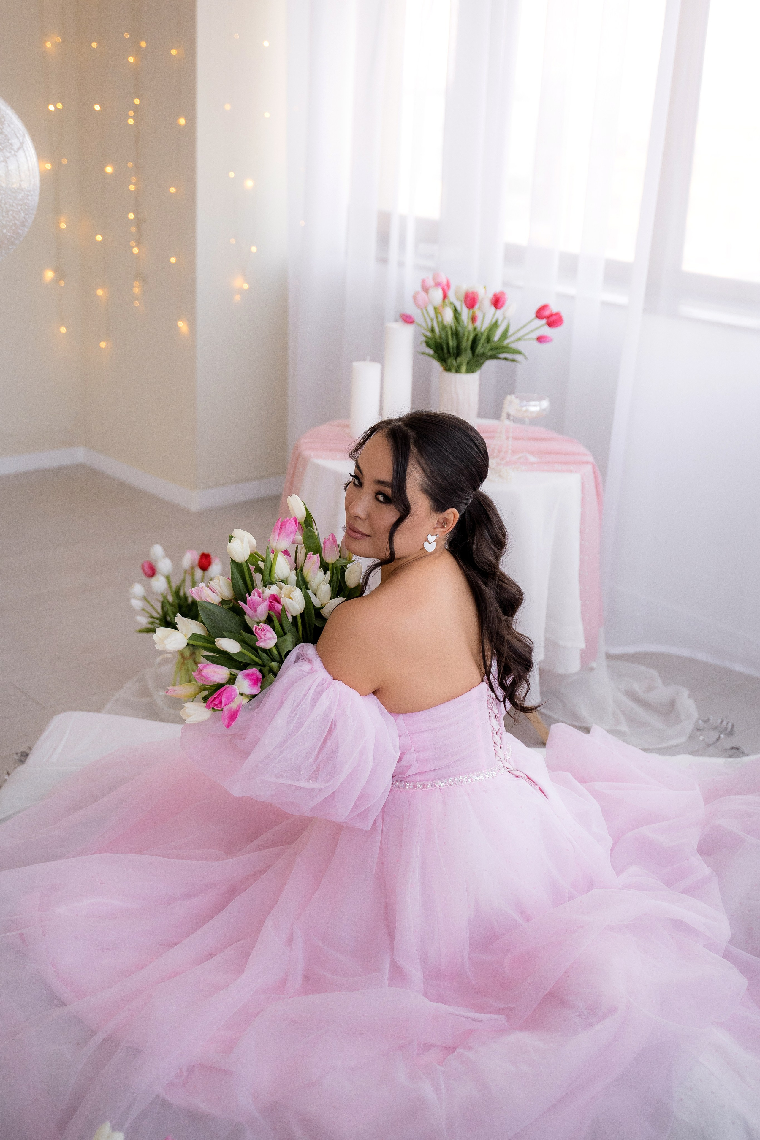 Тюльпановое настроение. Фотостудия Малина в городе Улан-Удэ. Фотограф Ирина Жарникова