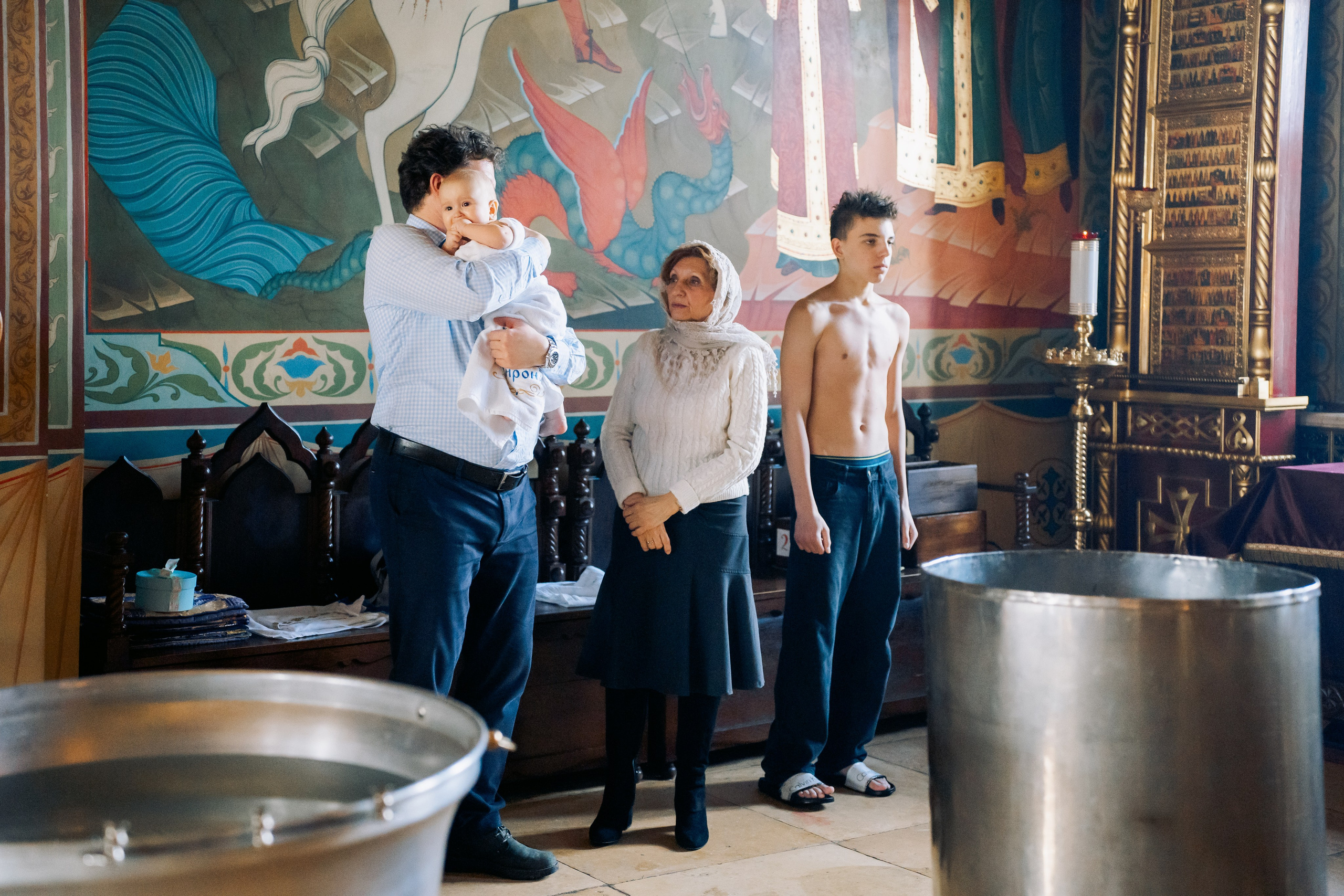 Крещение Мирона. Фотограф Казакова Анастасия