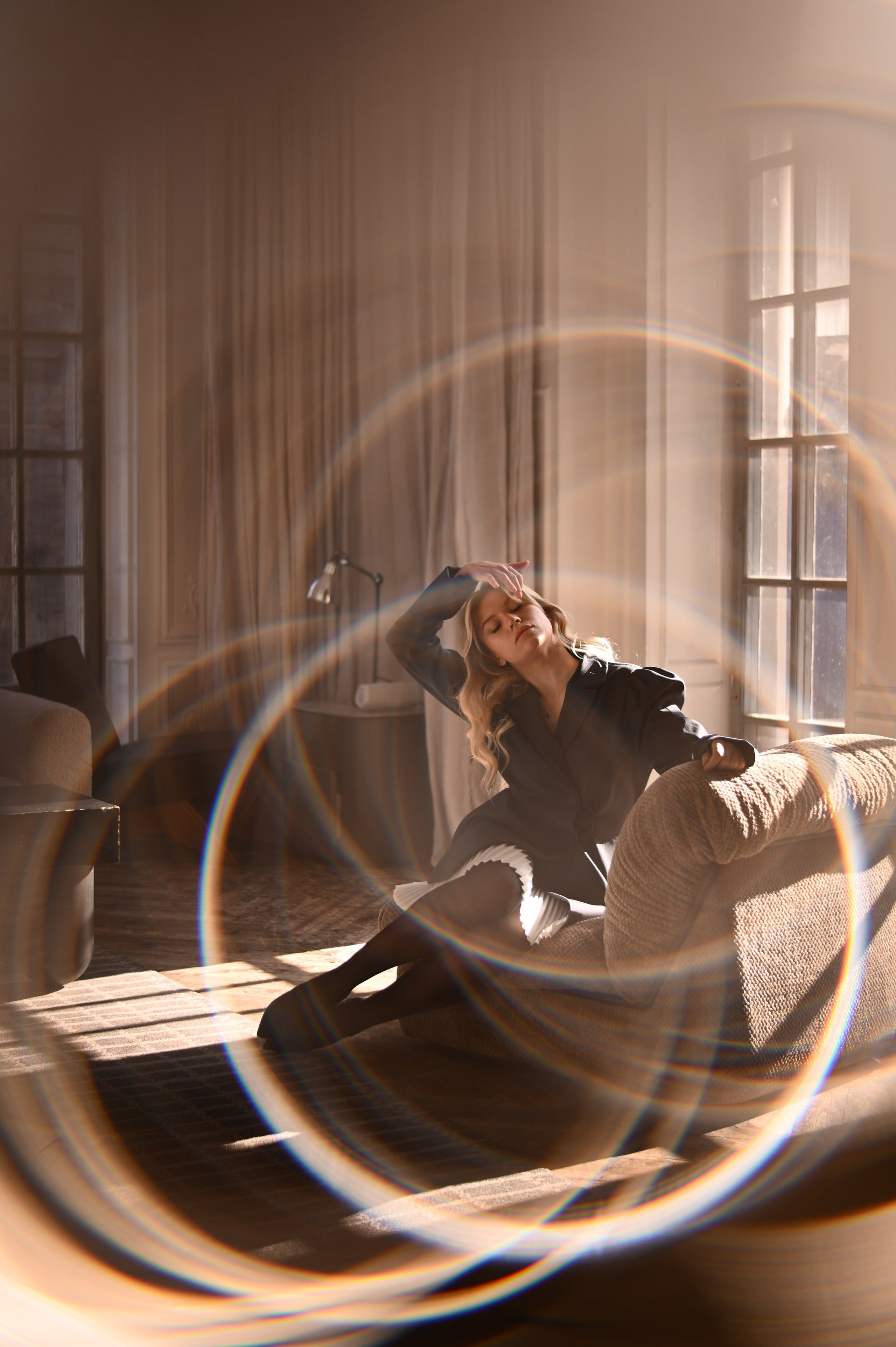 Женский портрет в студии. Семейный и детский фотограф в Москве Анна Оськина