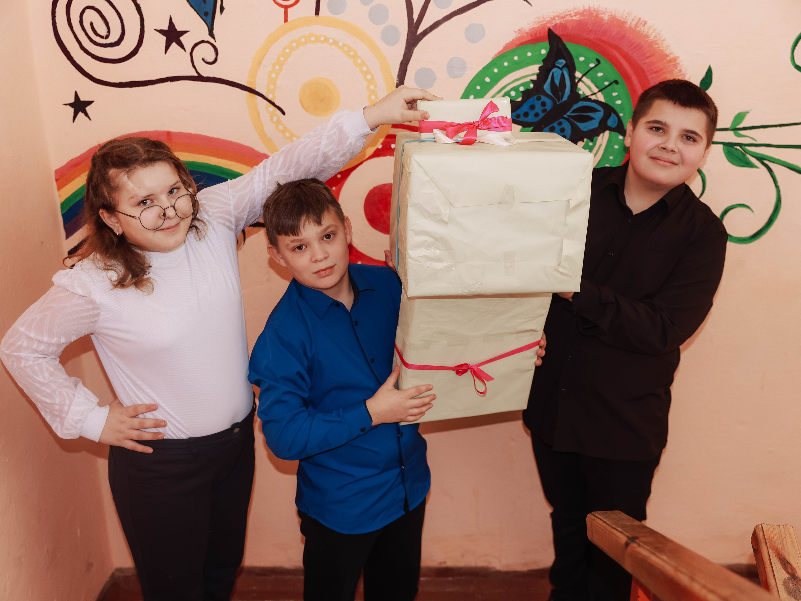 Школьники. Мультифотограф Динара Ахмедзянова