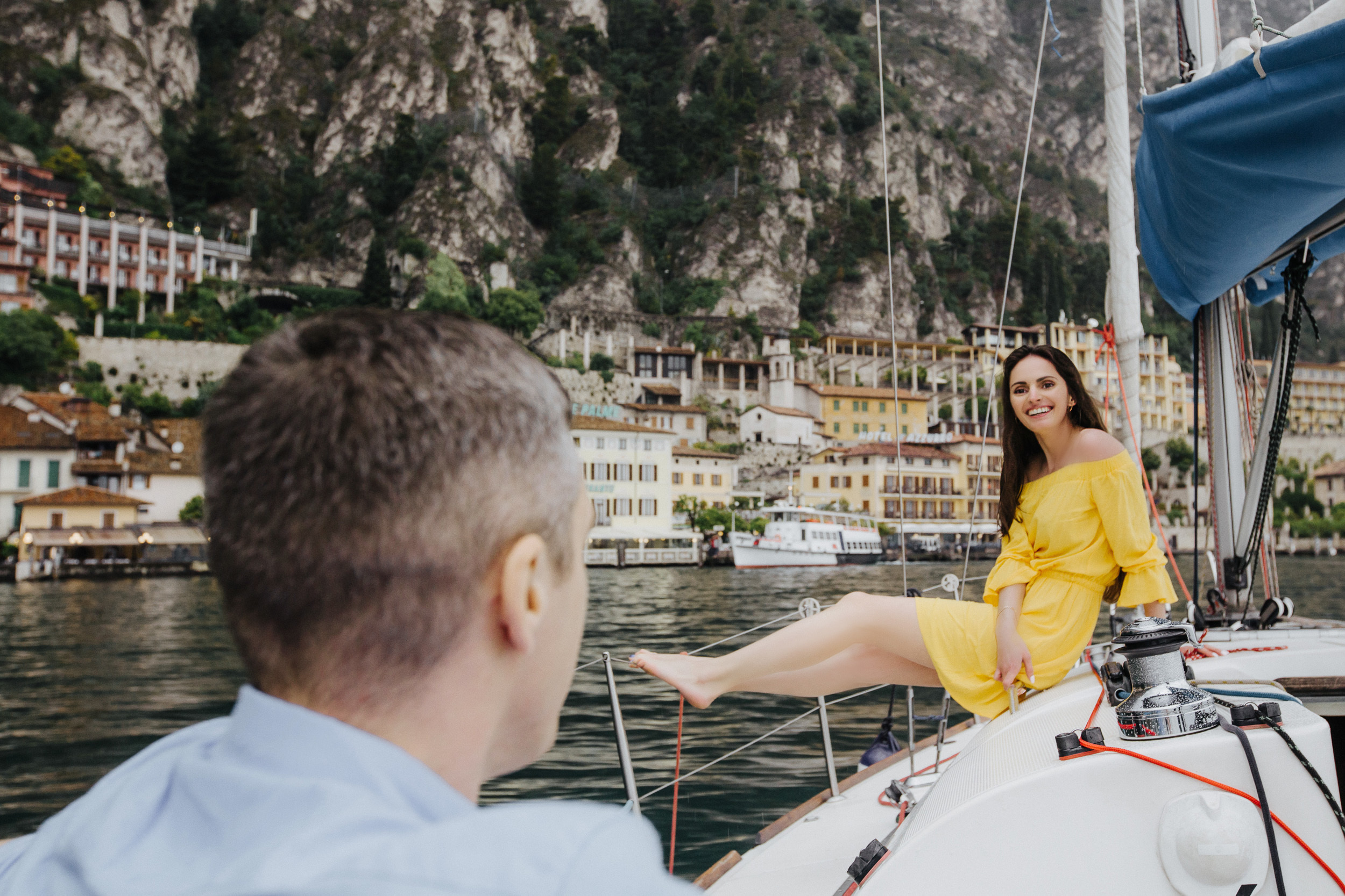 Evegniy + Angelina / LOVE STORY / Garda lake. Photographer and videographer for wedding in Italy: Rome, Milan, Venic