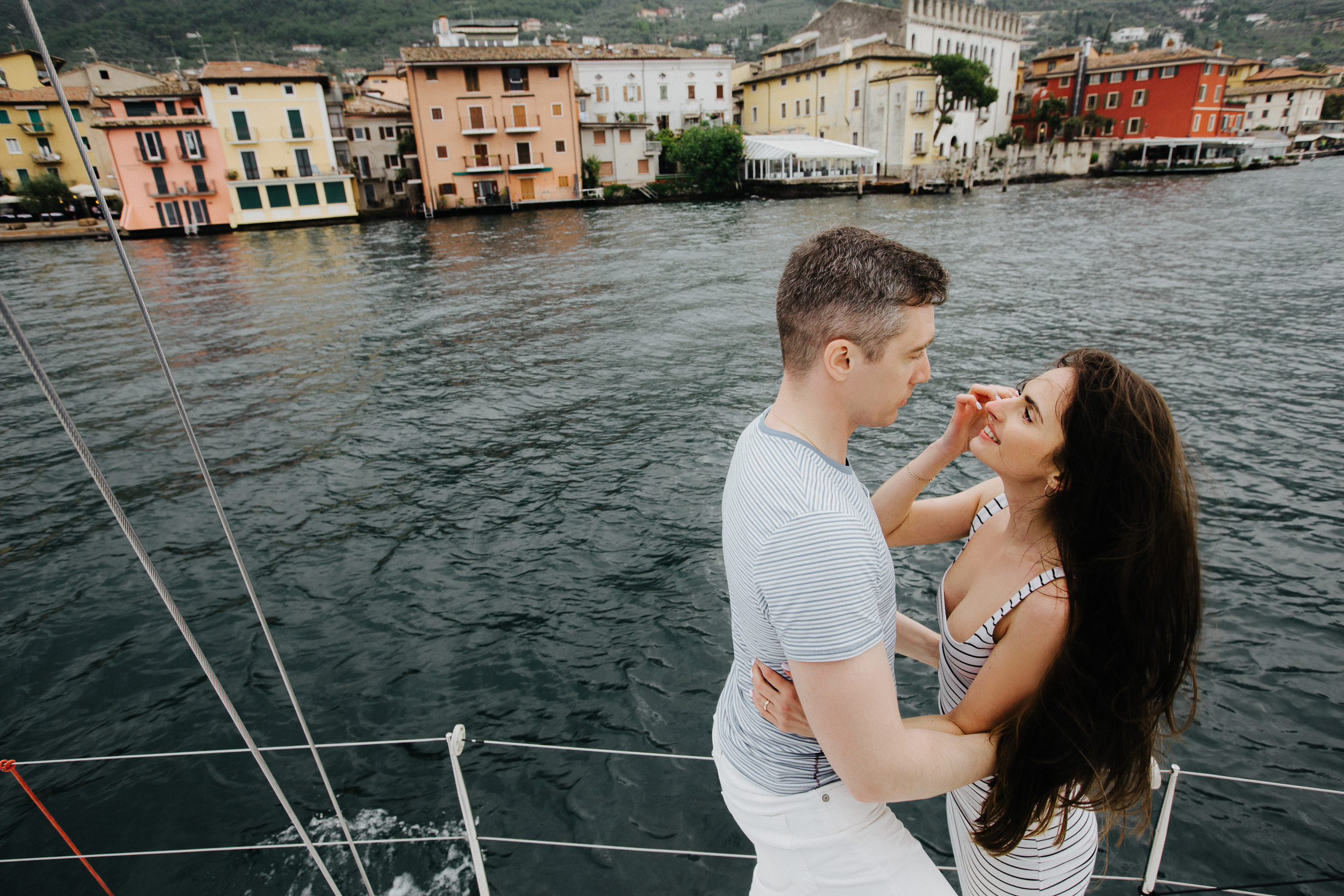 Evegniy + Angelina / LOVE STORY / Garda lake. Photographer and videographer for wedding in Italy: Rome, Milan, Venic