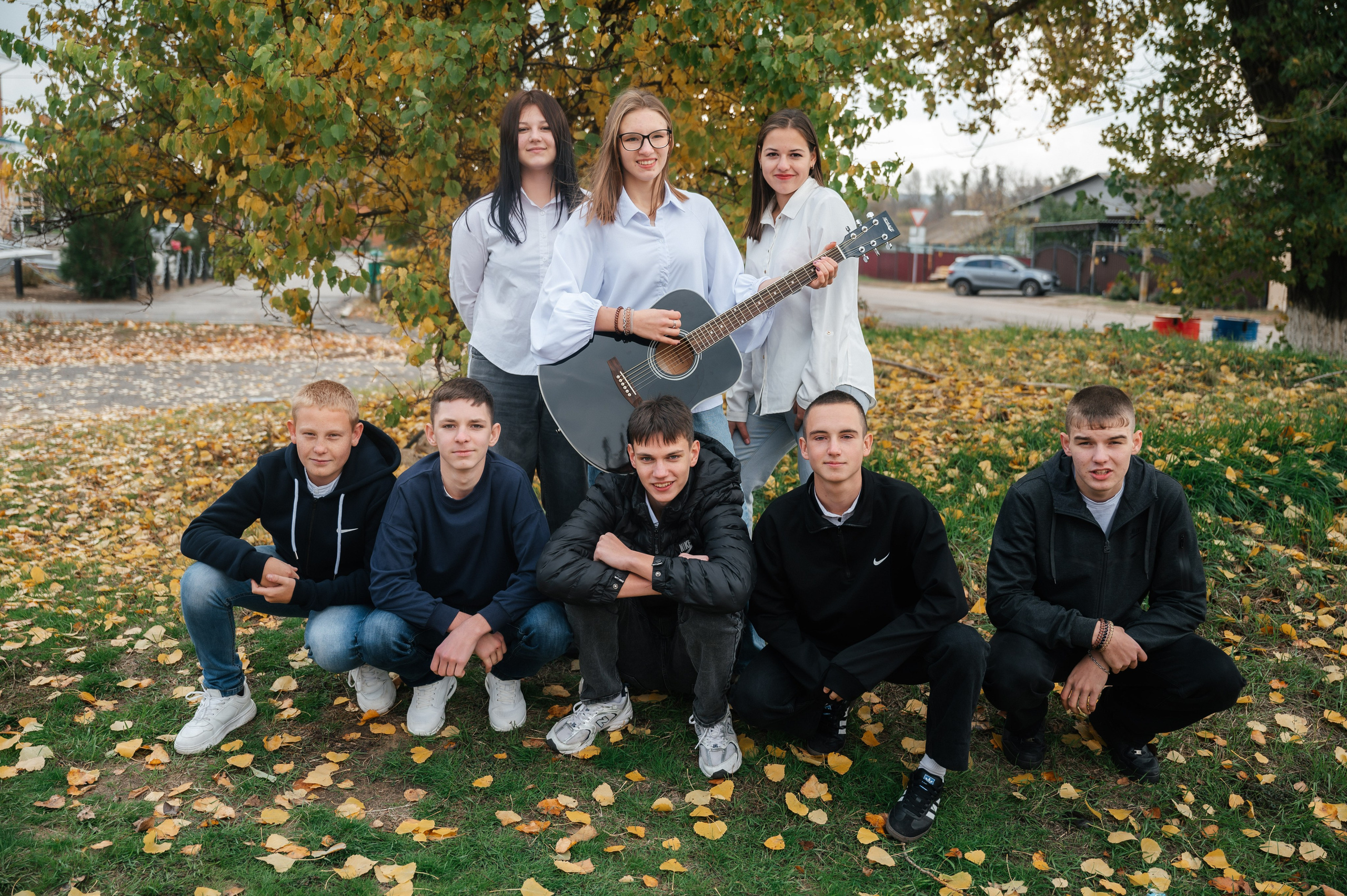 Школьная съёмка улица лайф. Фотограф Алёна Мил
