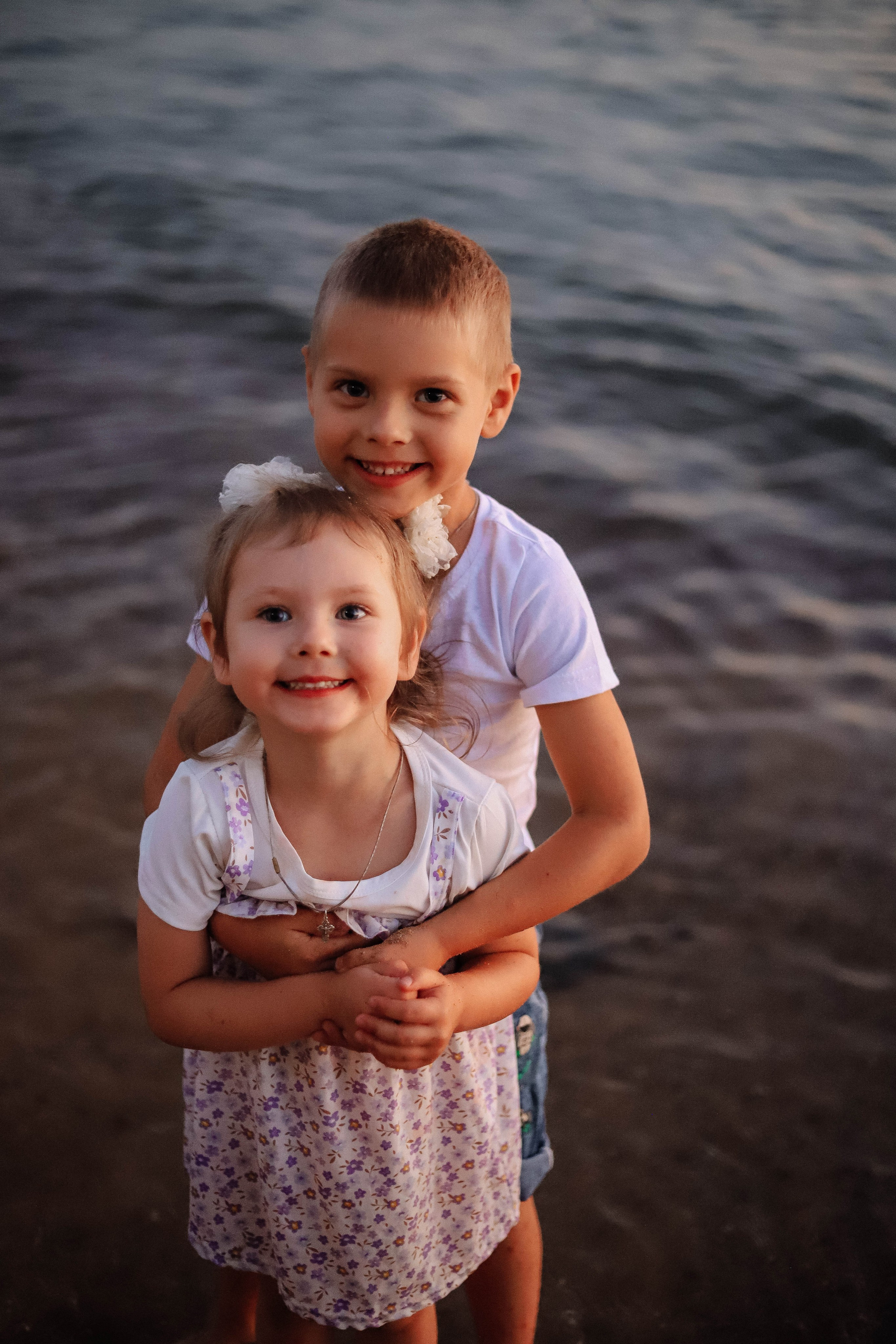 Ника и Тёма фотосессия на море. Женский/Детский фотограф в Симферополе Вероника Слепогина