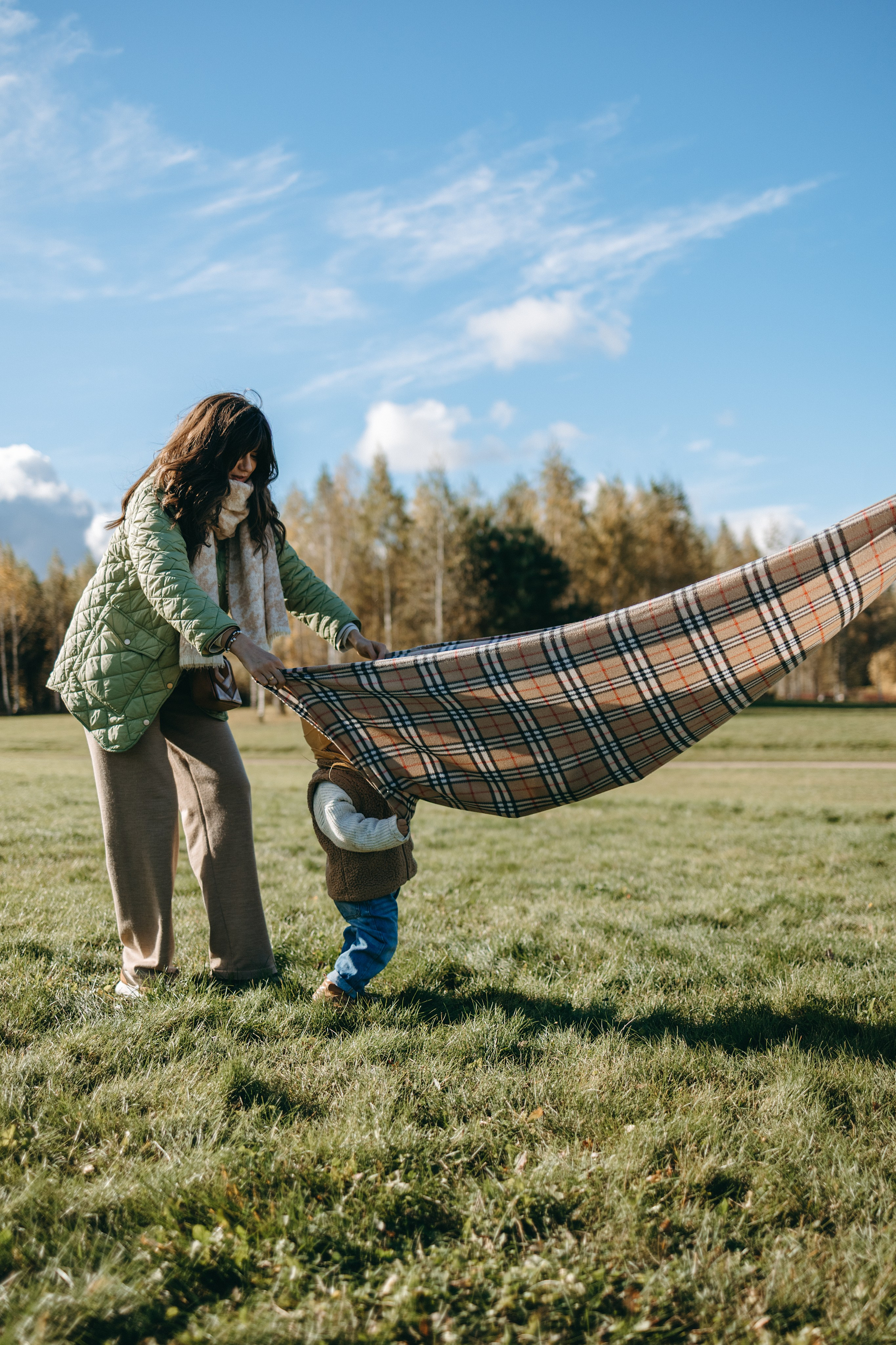 Осенняя семейная съемка. Фотограф Анималист в Москве Анастасия Жучкова