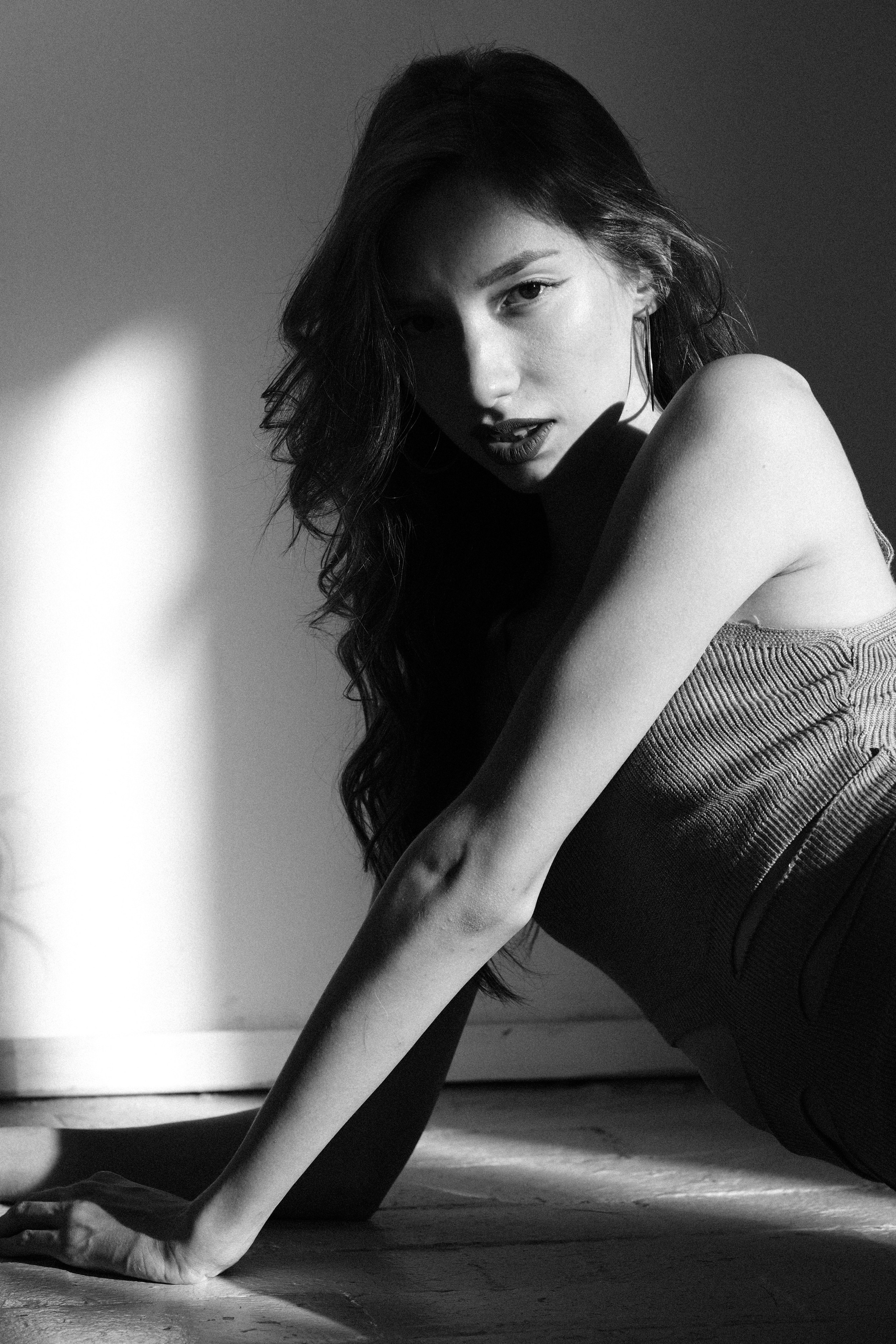 Женский студийный портрет. Портретный фотограф в Москве Александр Денисов