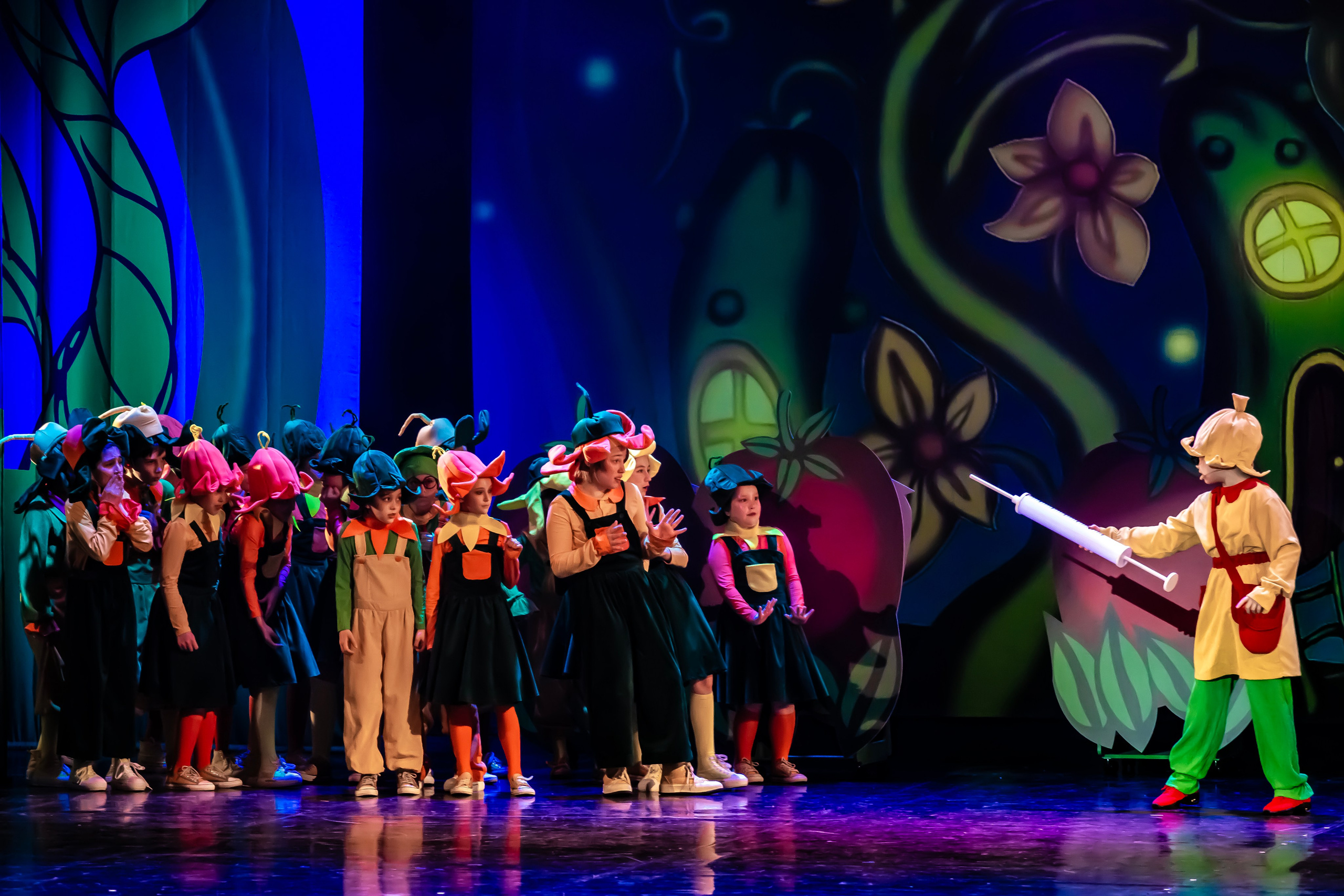 Мюзикл «Незнайка в царстве малюток» премьера Сочи солнышки и Сочи Соло. Фотограф в Сочи Юрий Шептаев
