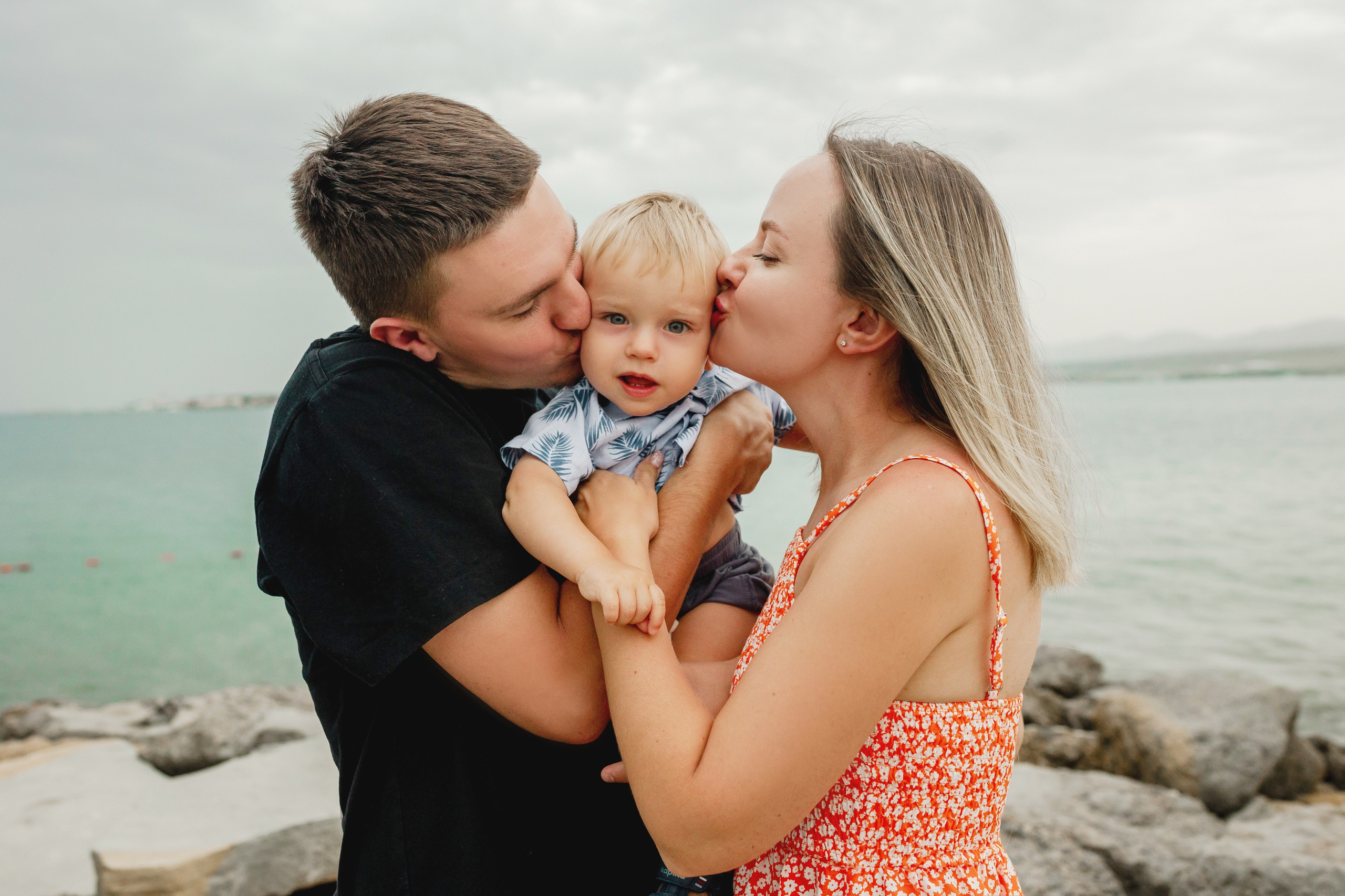 Ирина и Артем с сыном. Фотограф в Геленджике, Архипо-Осиповке, Абрау-Дюрсо, Кринице Виктория