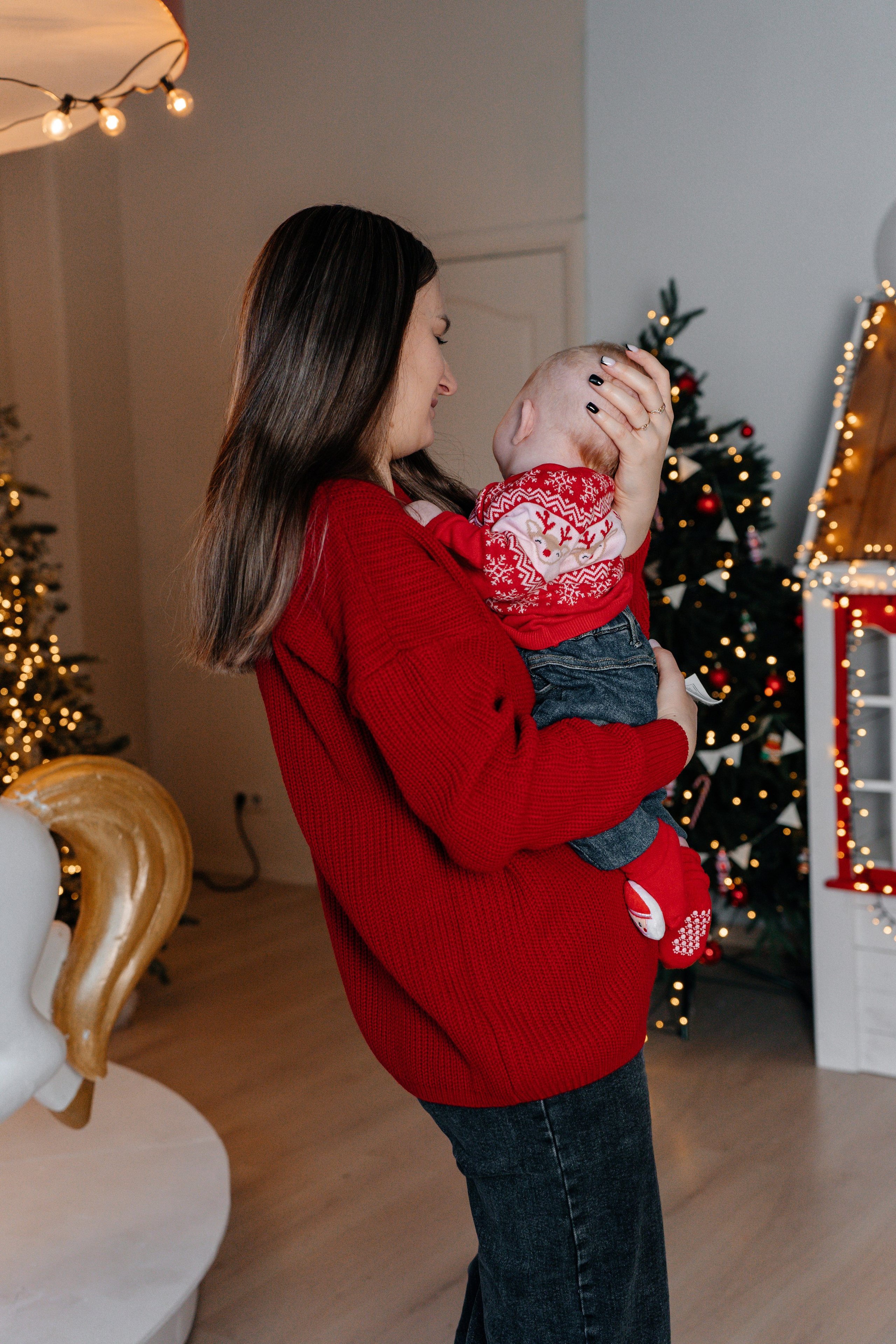 Семейная новогодняя история. Ваш семейный фотограф в Минске — Вика Трегубова