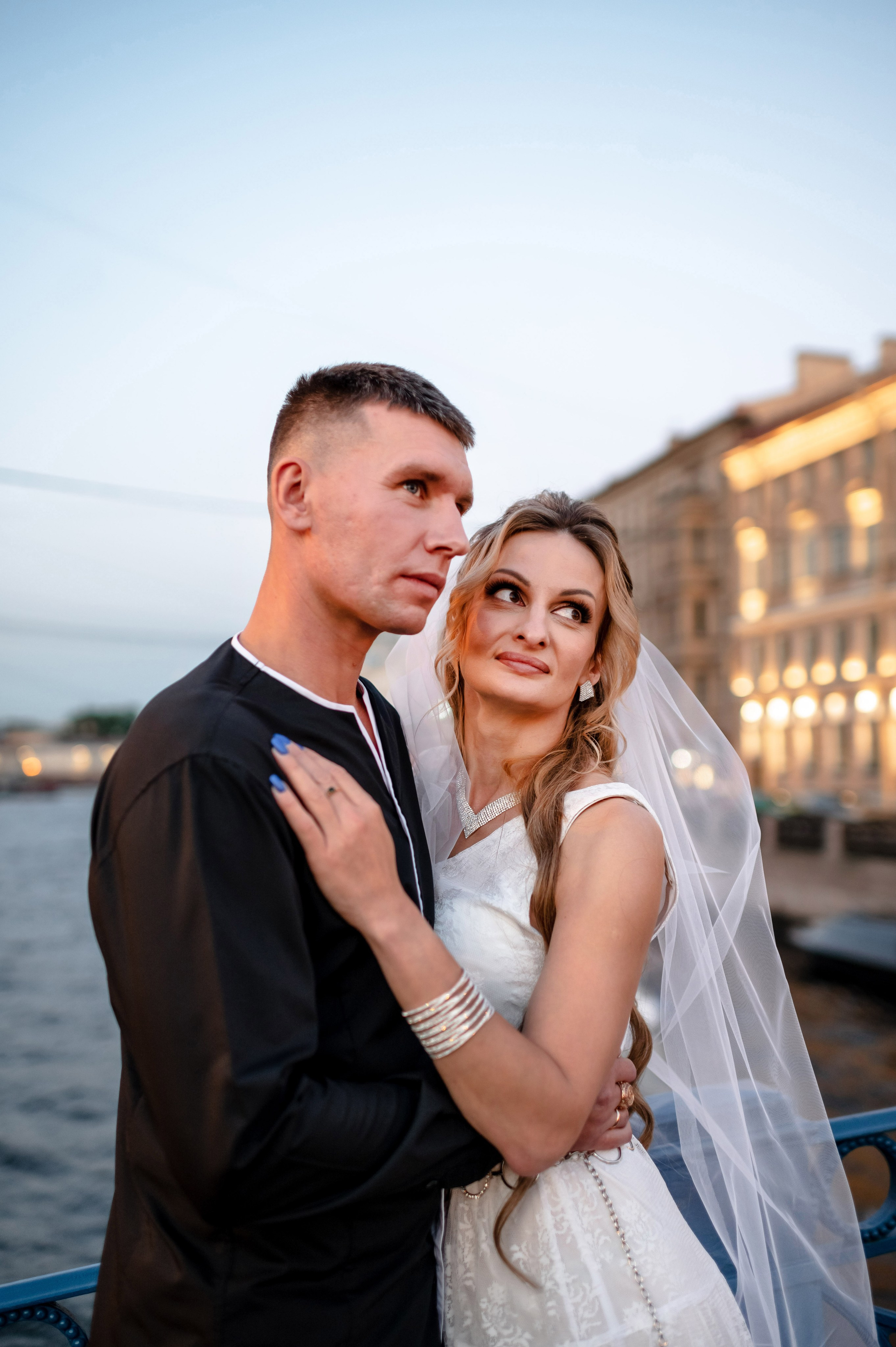 Екатерина и Андрей (свадебная фотосессия в вечернем Петербурге). Портретный, семейный и свадебный фотограф в Санкт-Петербурге и в Пушкине Ширяев Денис