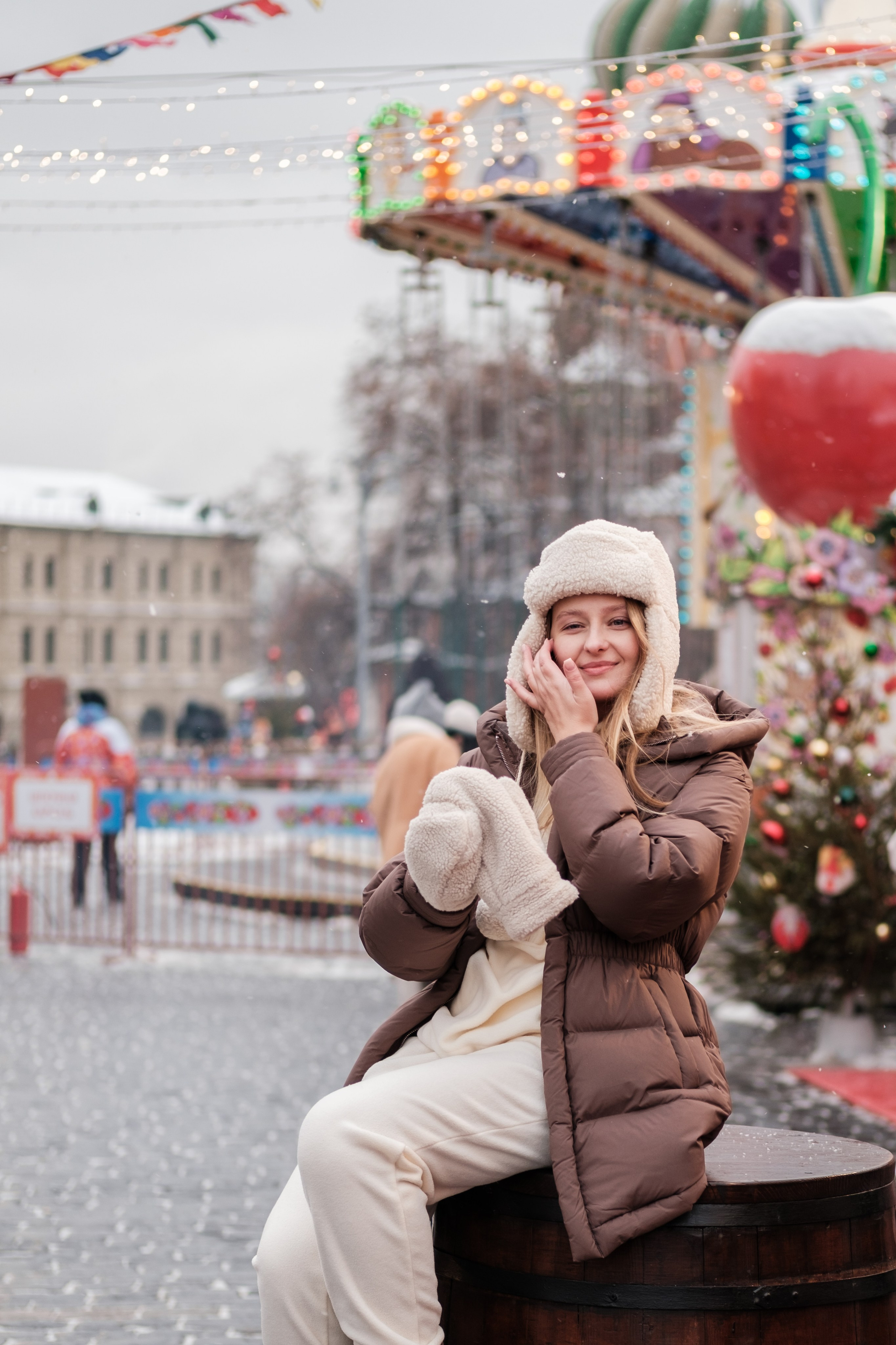 Новогодняя ярмарка с Эллиной. Фотограф в Москве Екатерина Толстых