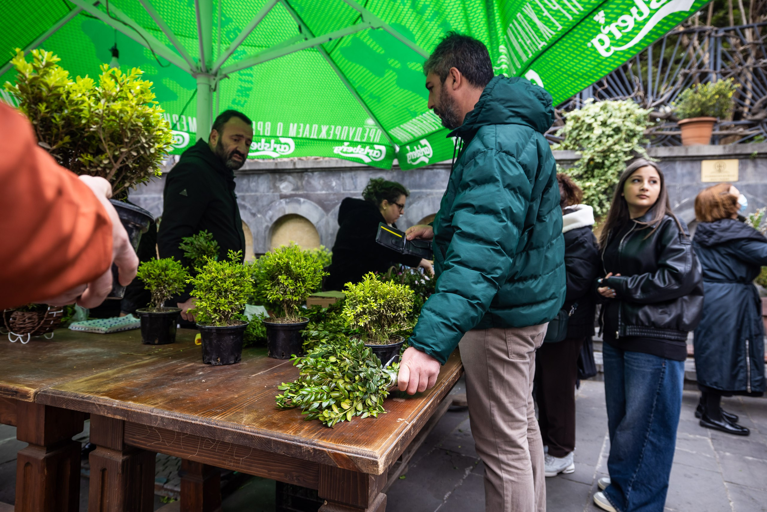 Вербное (Самшитовое) воскресенье в Грузии. Промышленный фотограф, фоторепортаж, Россия